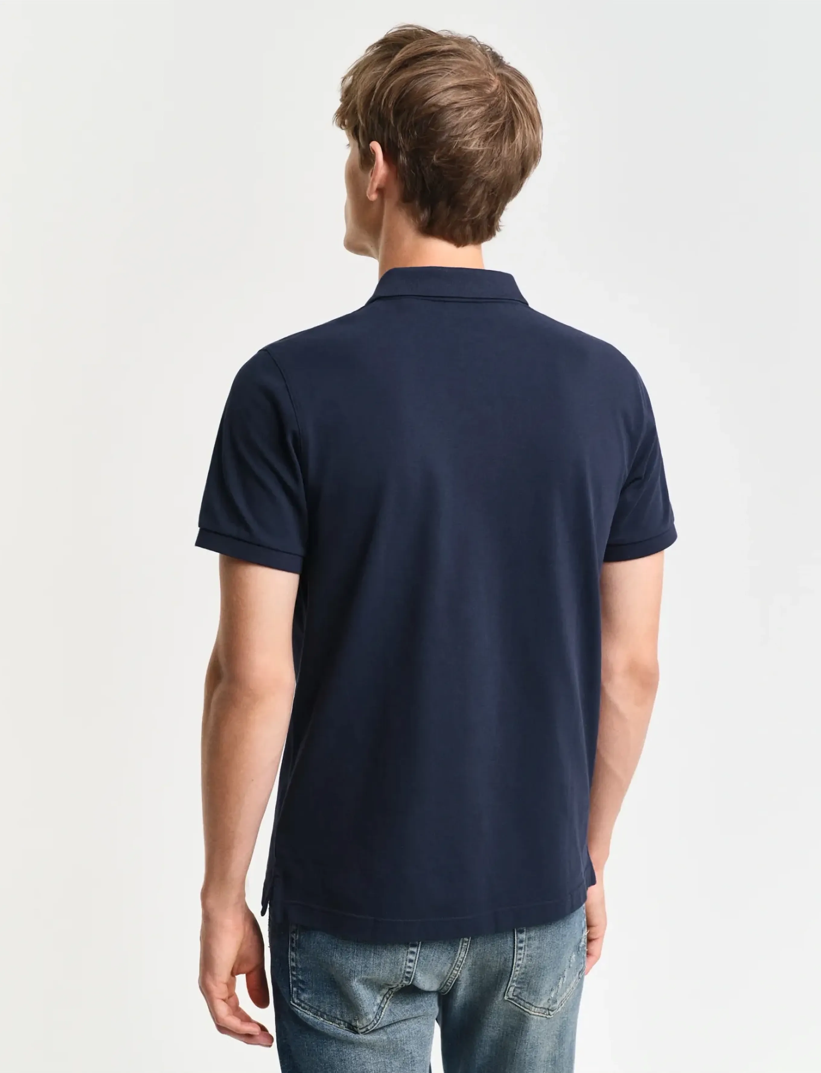 GANT - REG TONAL SHIELD SS RUGGER - evening blue - 3