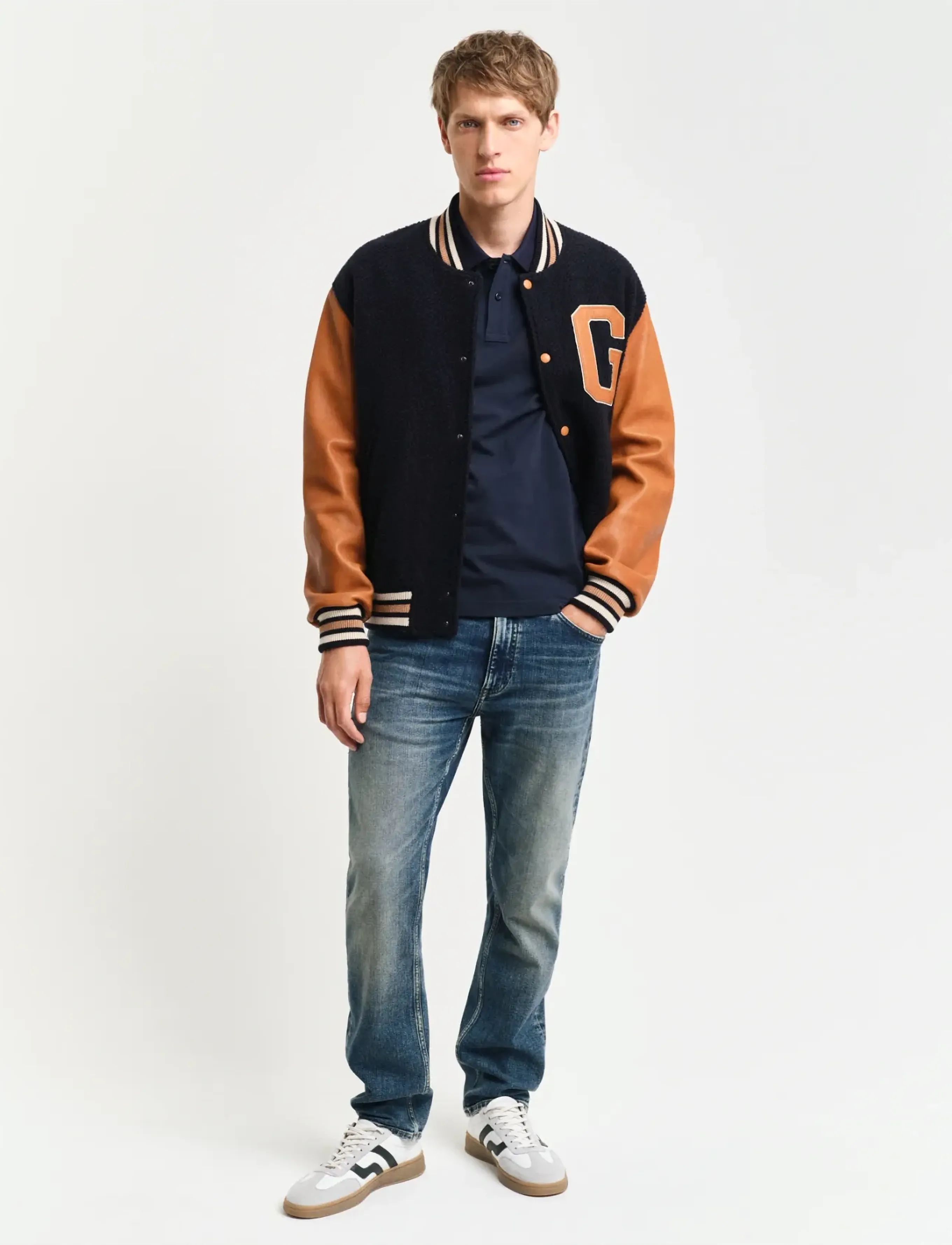 GANT - REG TONAL SHIELD SS RUGGER - evening blue - 5