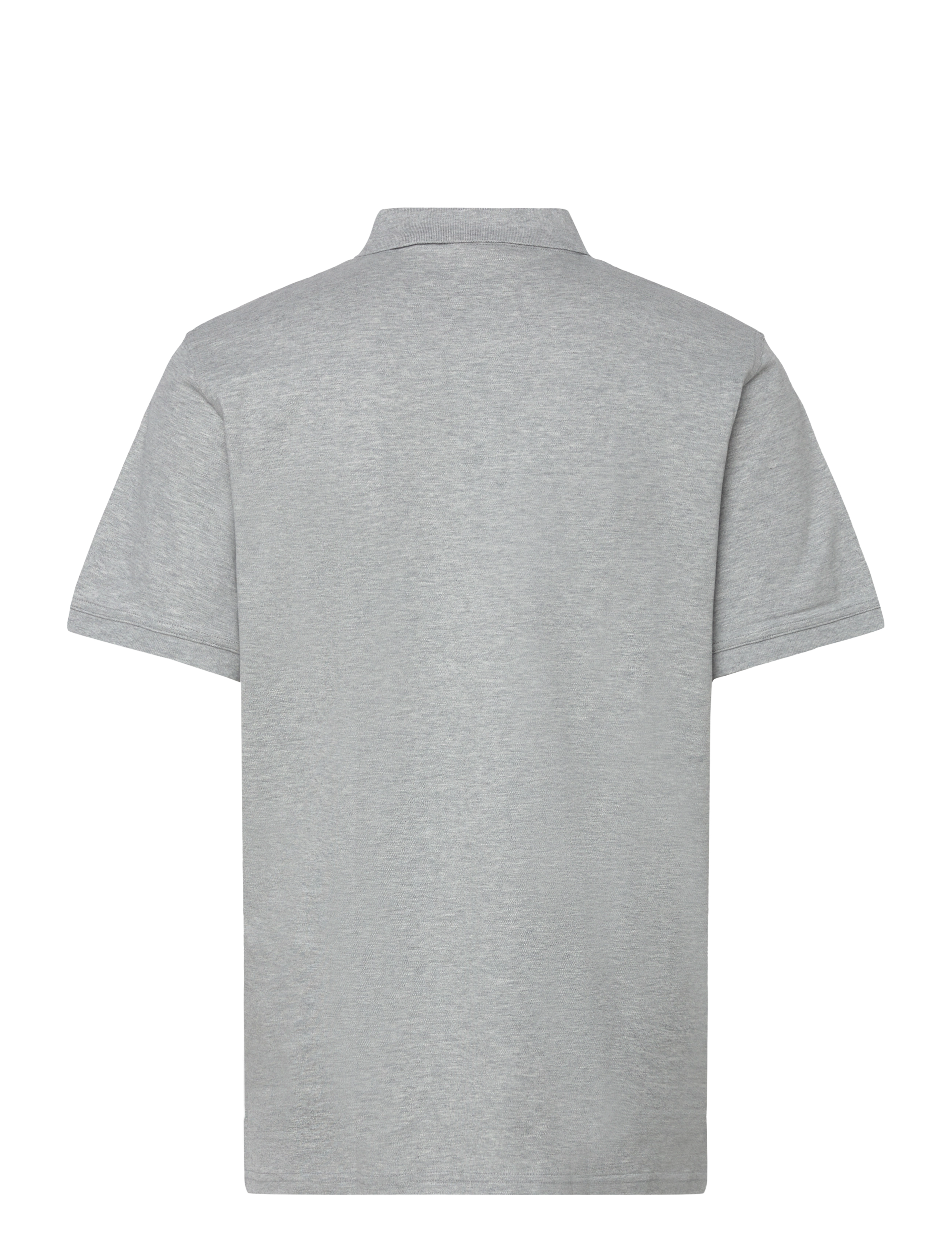 Gant - Contrast Polo Shirt - kortærmede poloer - grey melange - 2