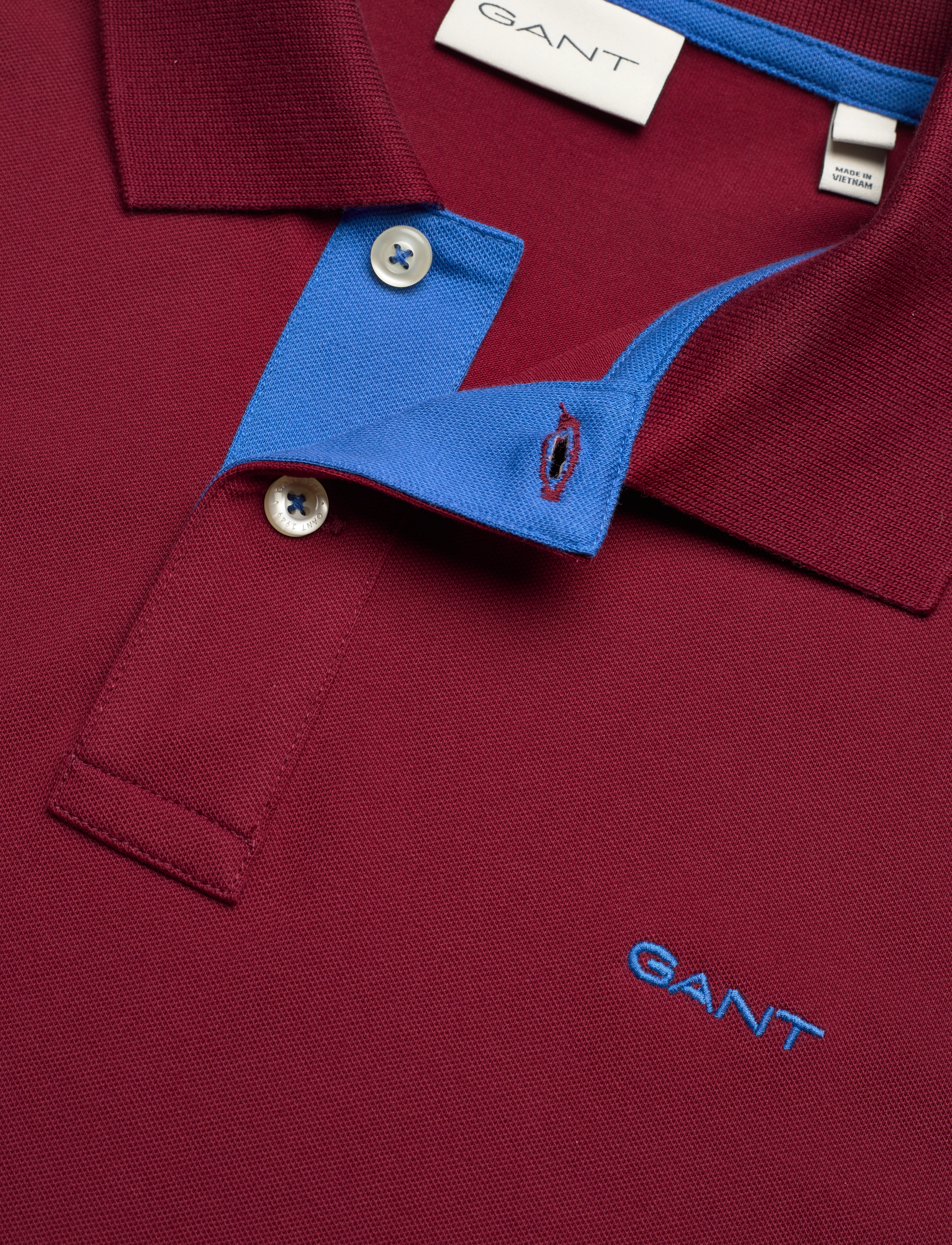 Gant - Contrast Polo Shirt - lühikeste varrukatega polod - plumped red - 2