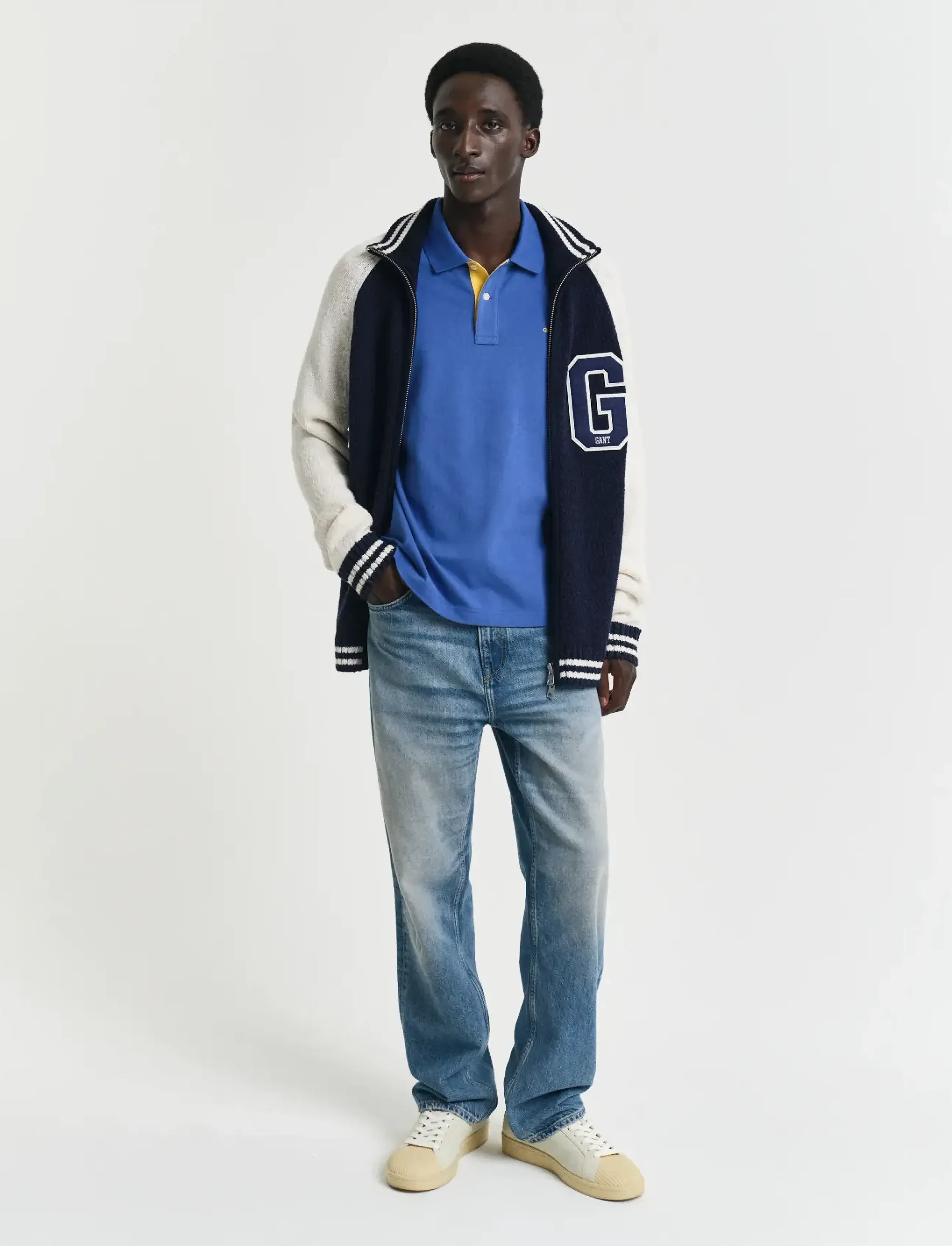 Gant - Contrast Polo Shirt - kurzärmelig - rich blue - 5