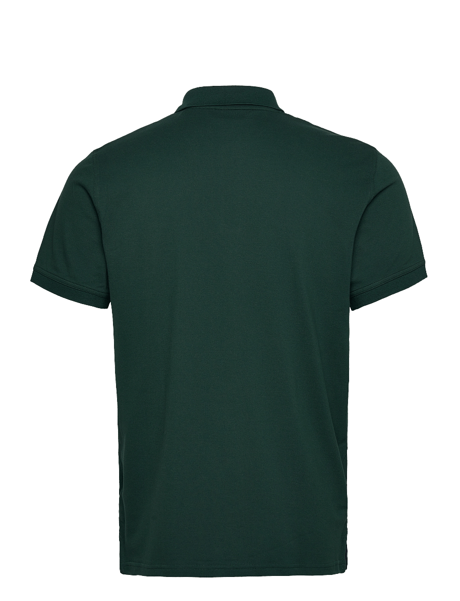 Gant - Contrast Polo Shirt - lühikeste varrukatega polod - tartan green - 1