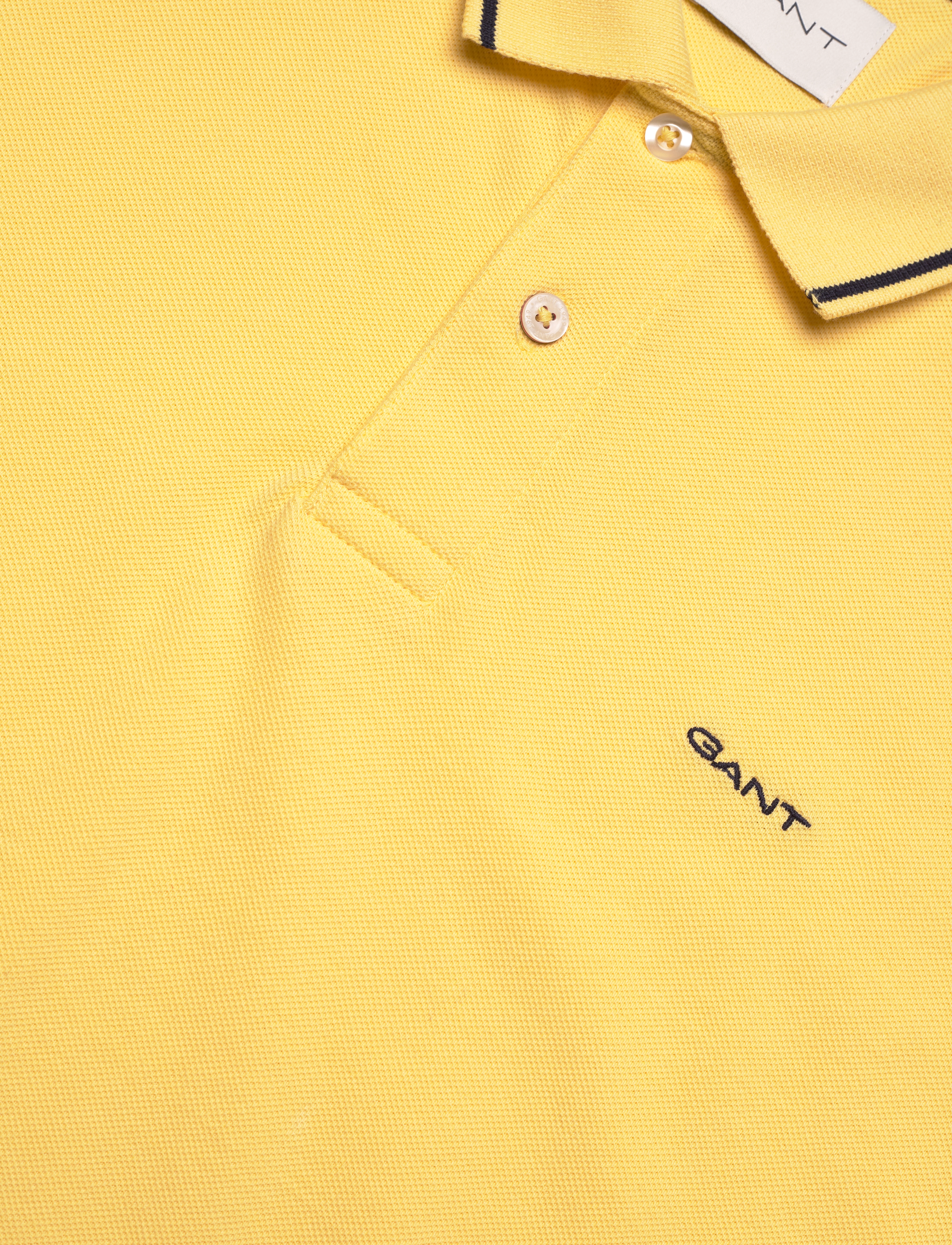 Gant - TIPPING SS PIQUE POLO - kurzärmelig - banana yellow - 2