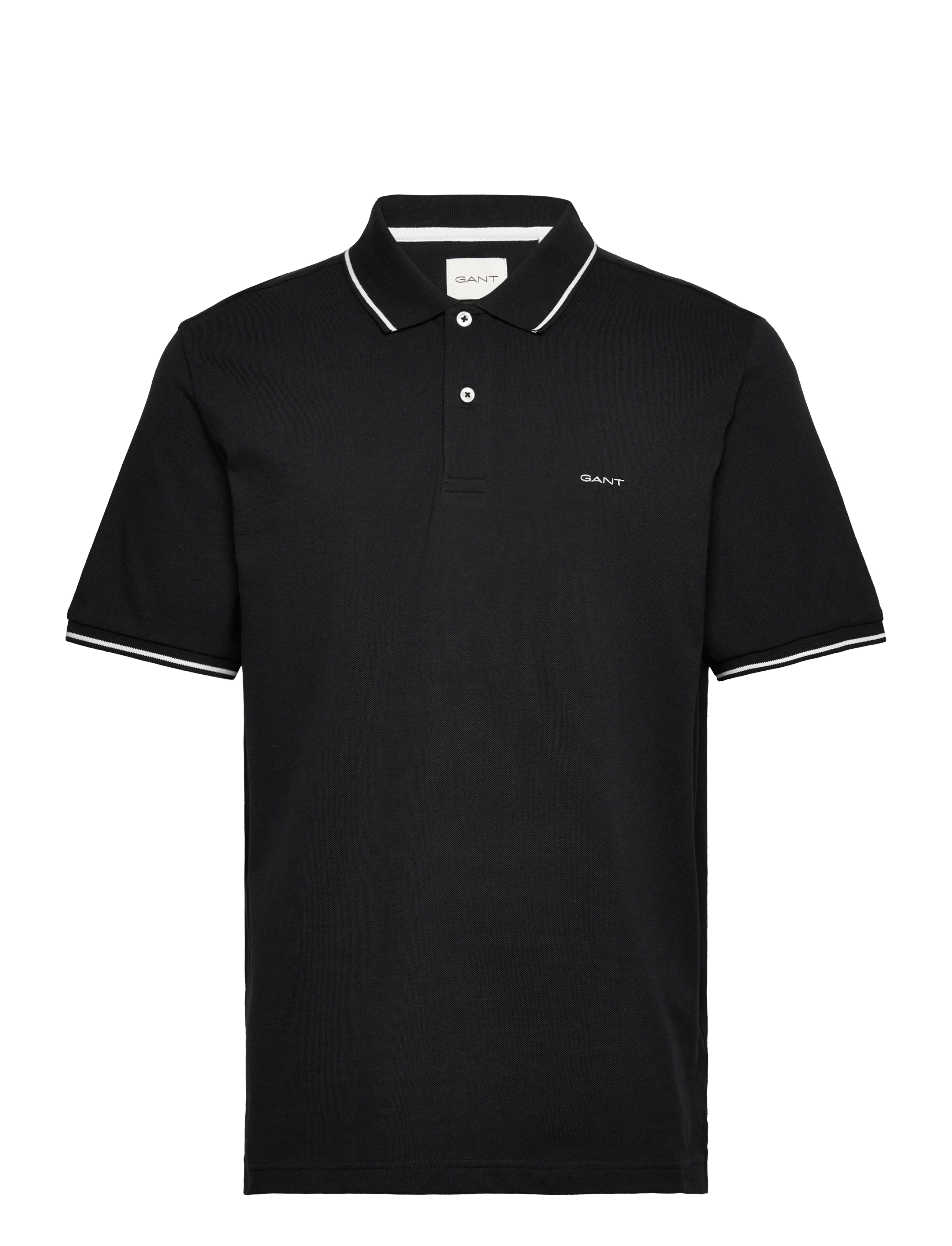 GANT Tipping Ss Pique Polo Schwarz - XXXL - Herren