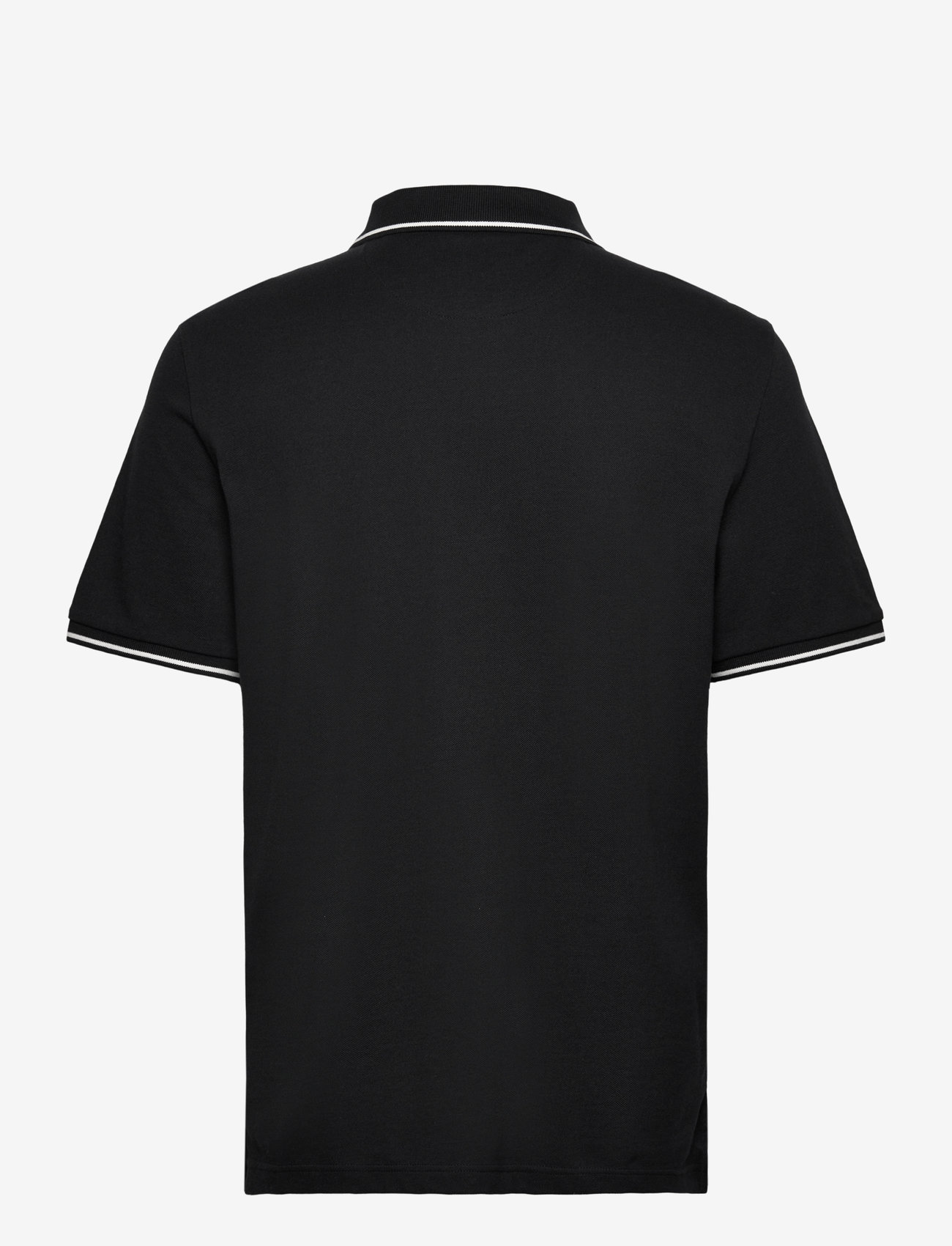 GANT - TIPPING SS PIQUE POLO - kortärmade pikéer - black - 2