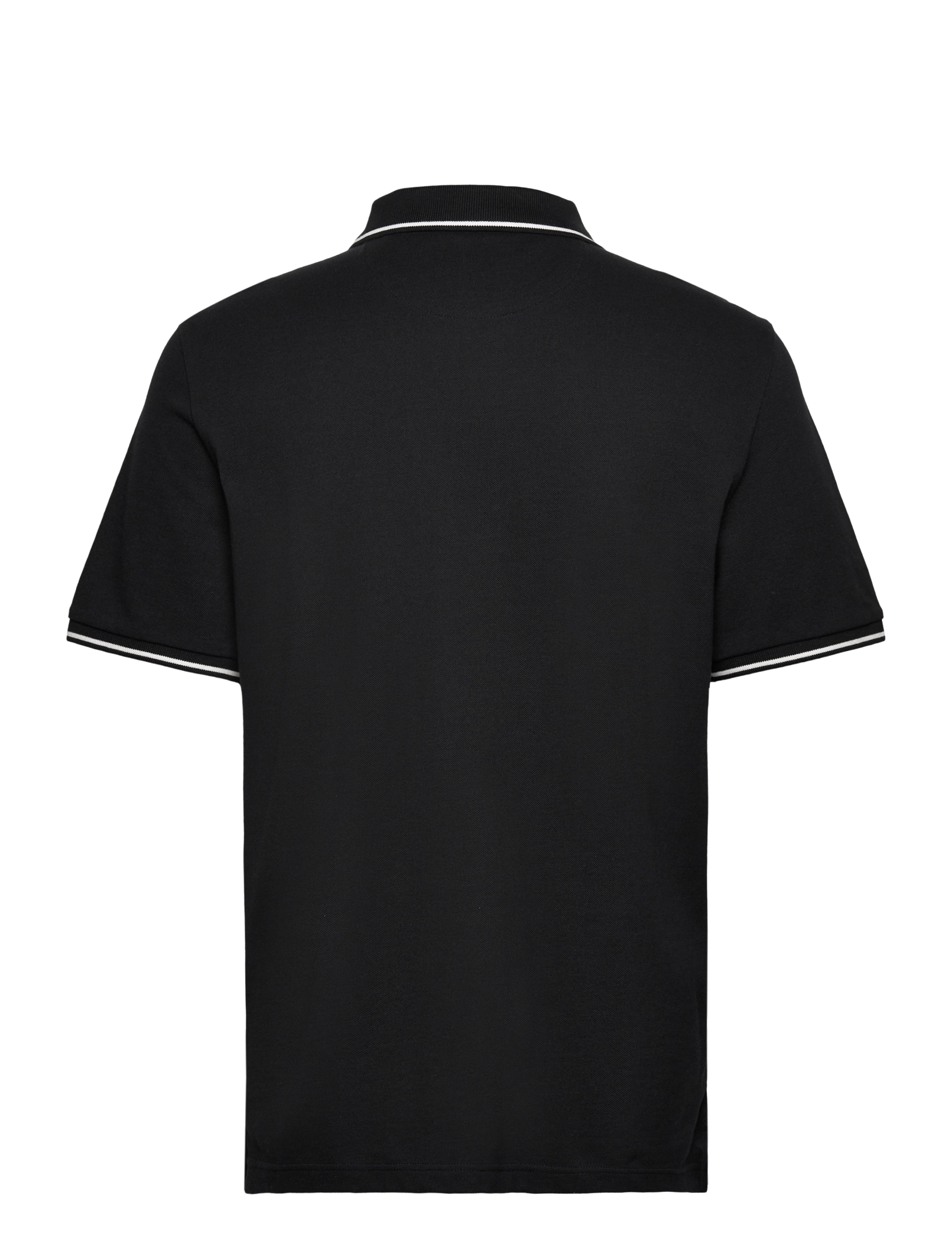 Gant - TIPPING SS PIQUE POLO - stutterma pólóbolir - black - 2