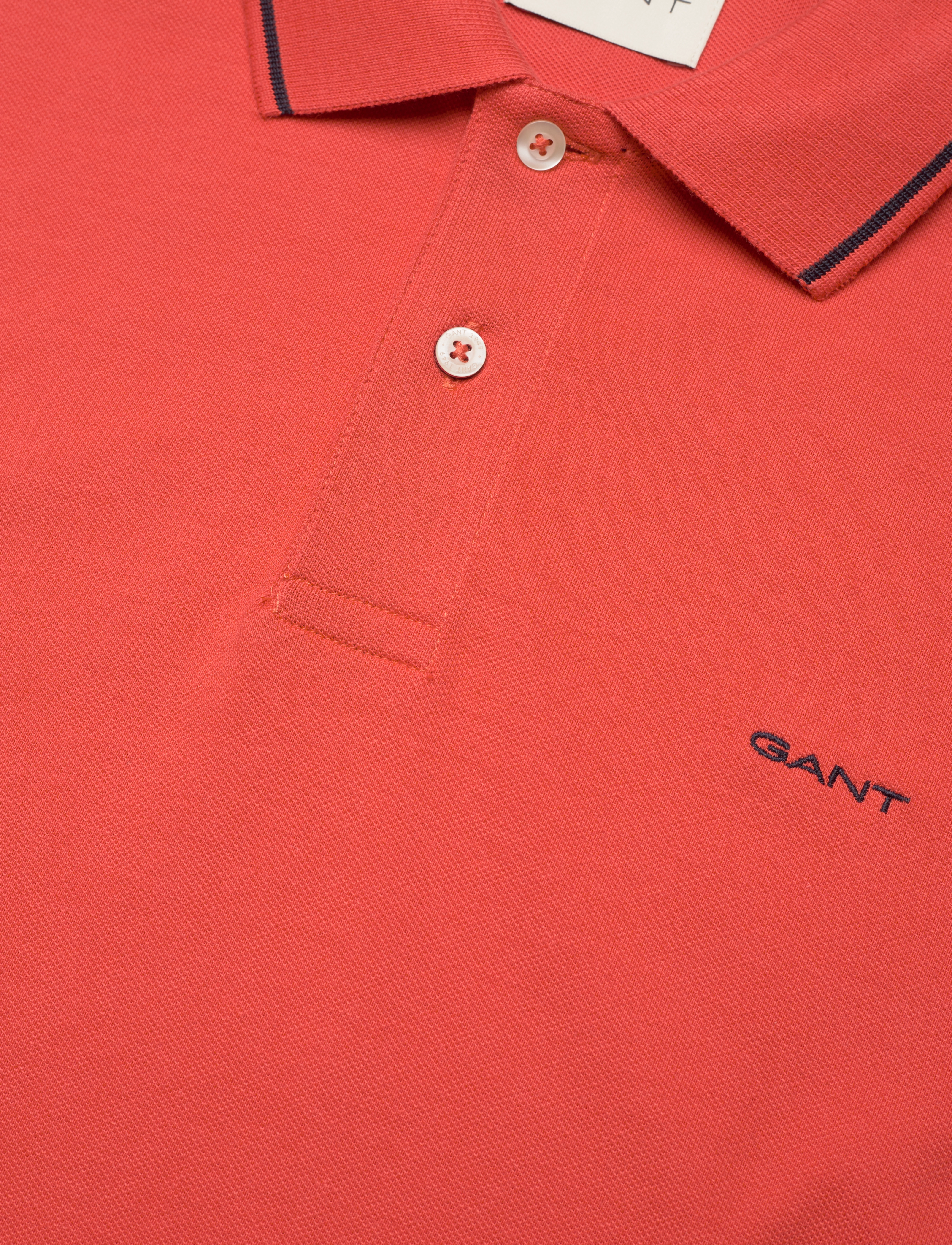 Gant - TIPPING SS PIQUE POLO - kortærmede poloer - burnt orange - 2