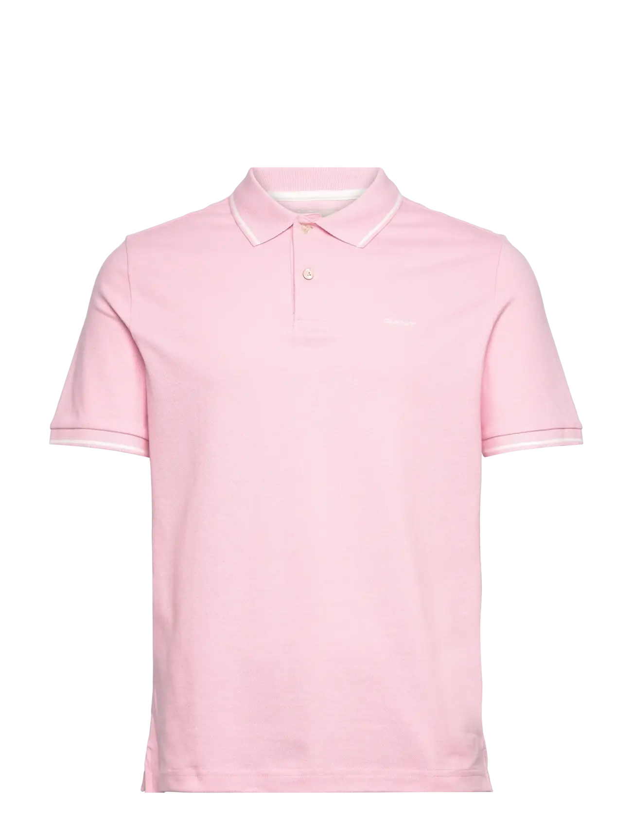 Gant TIPPING SS PIQUE POLO - Tøj - CALIFORNIA PINK / pink/rose