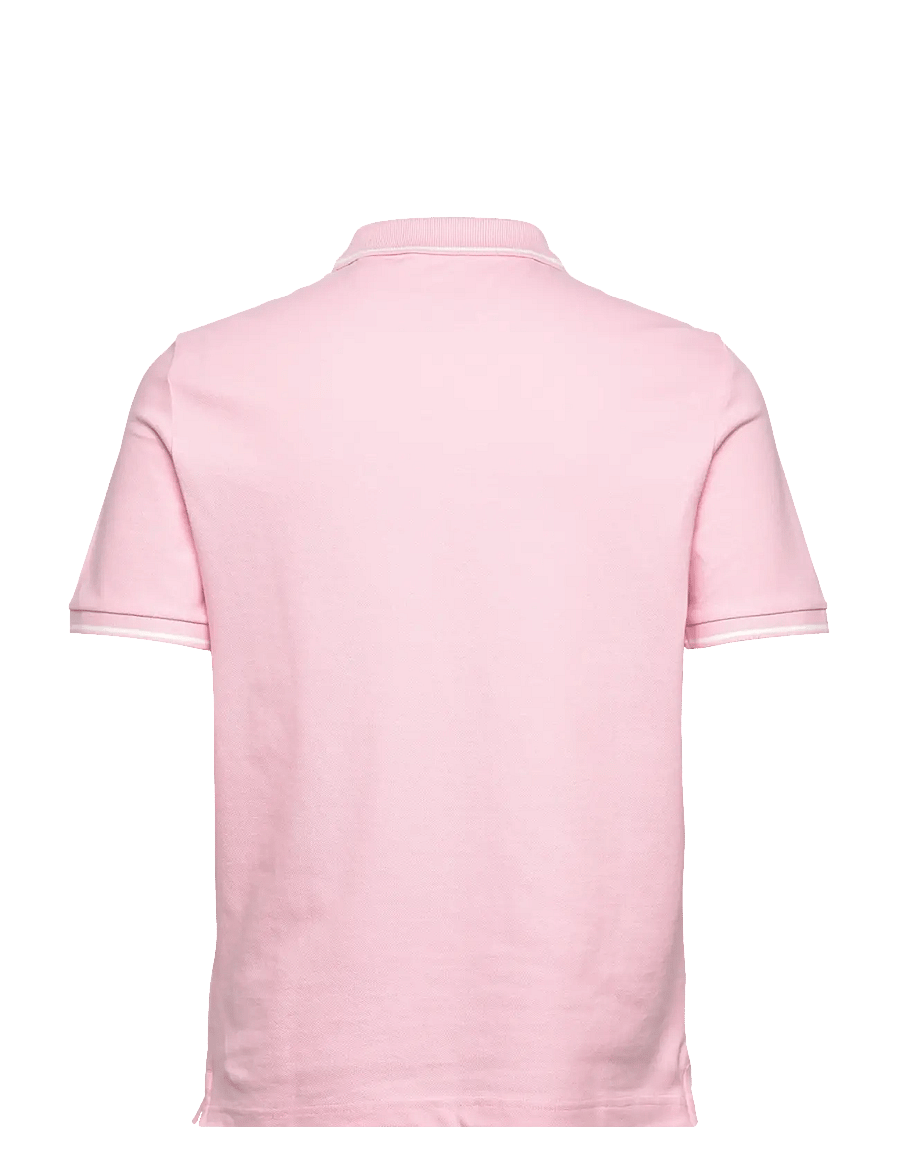 Gant - TIPPING SS PIQUE POLO - krótki rękaw - california pink - 1