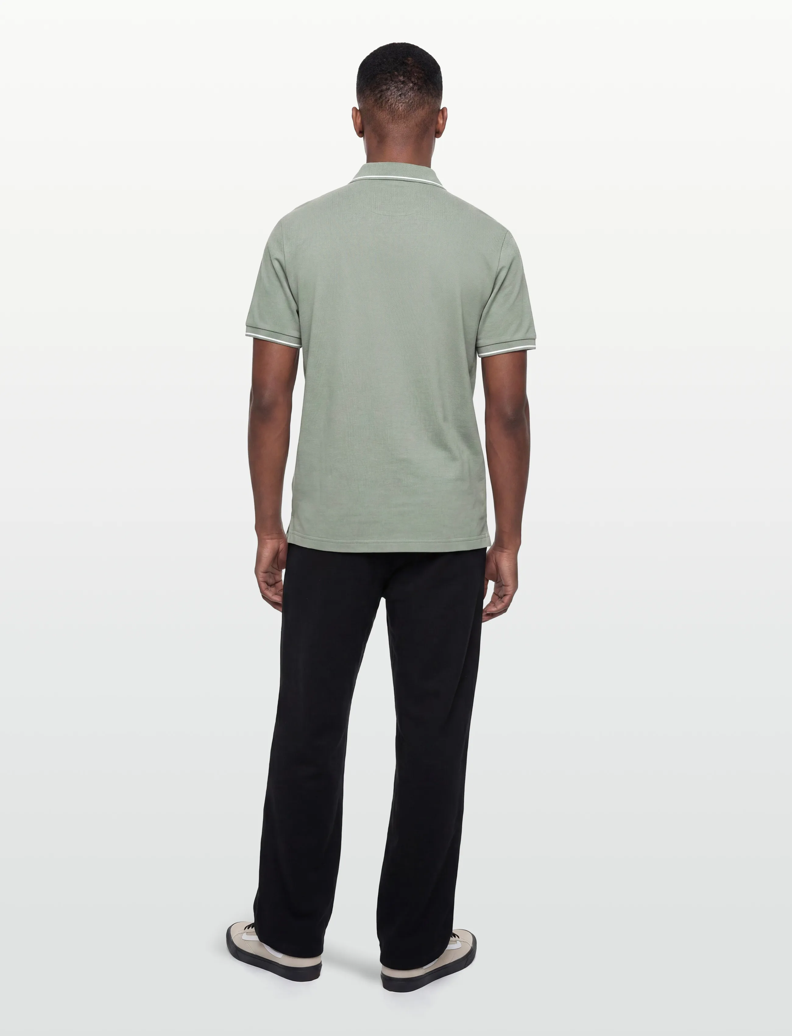 Gant - TIPPING SS PIQUE POLO - kortærmede poloer - ceramic grey - 4