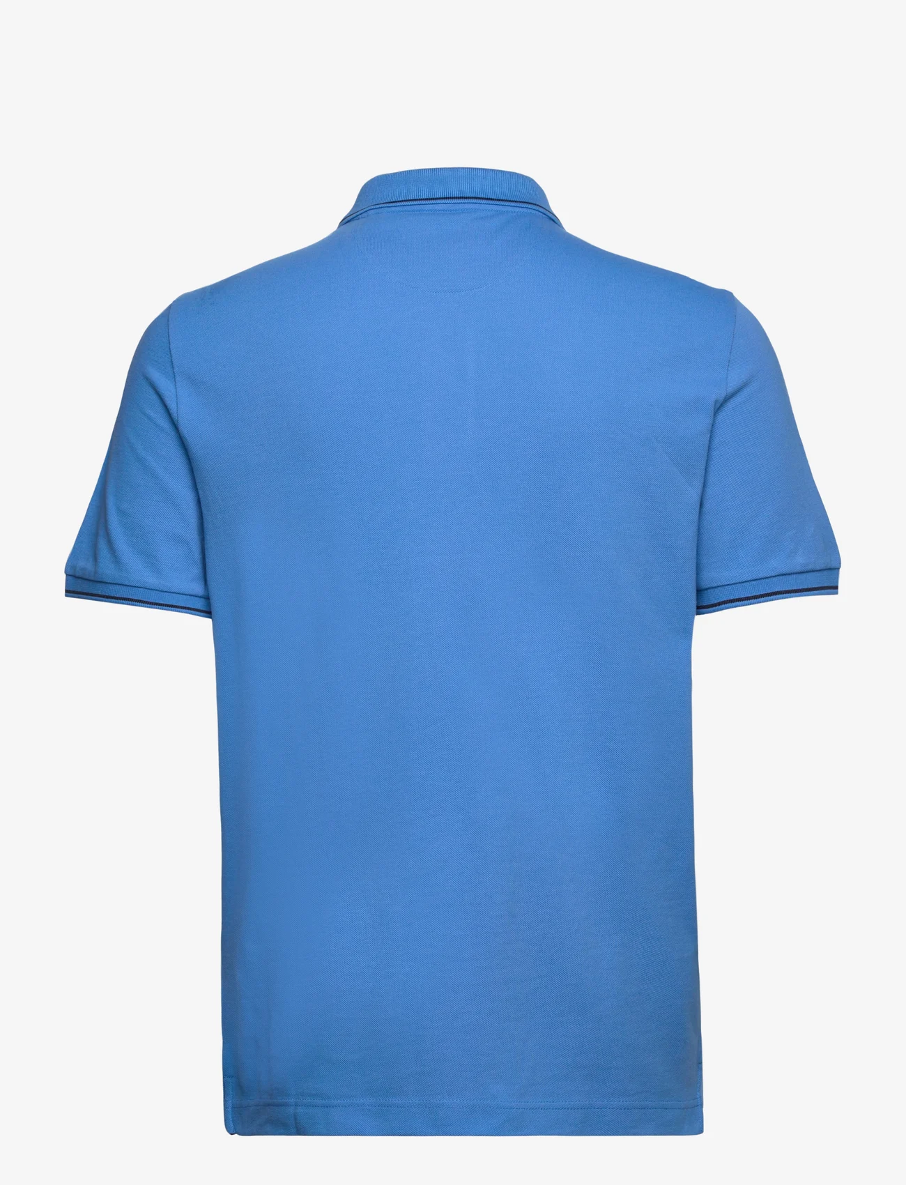GANT - TIPPING SS PIQUE POLO - short-sleeved polos - day blue - 1
