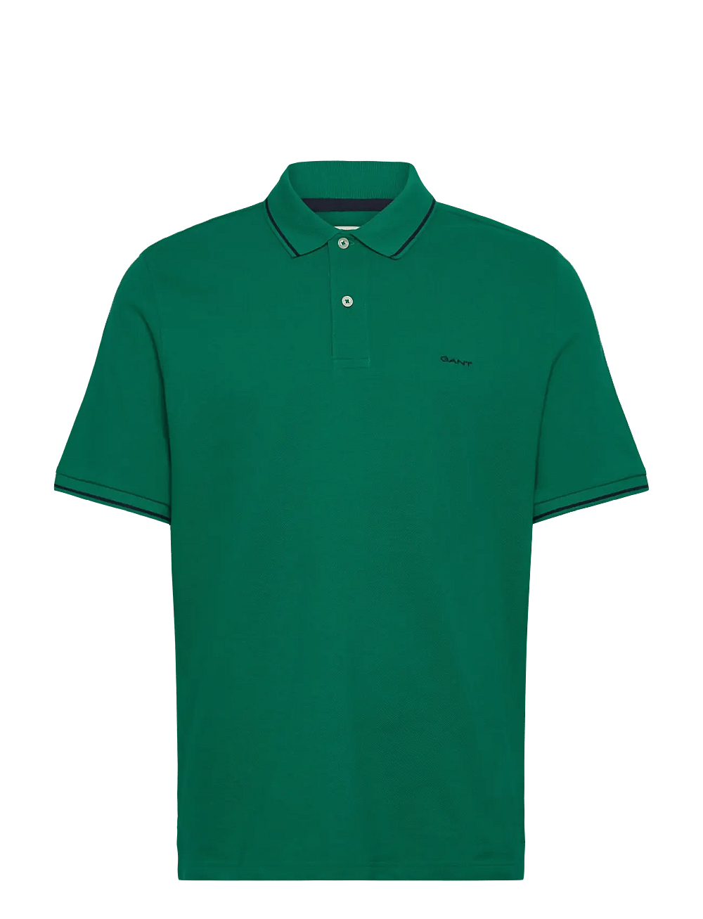 Gant - TIPPING SS PIQUE POLO - polo krekli ar īsām piedurknēm - deep green - 0