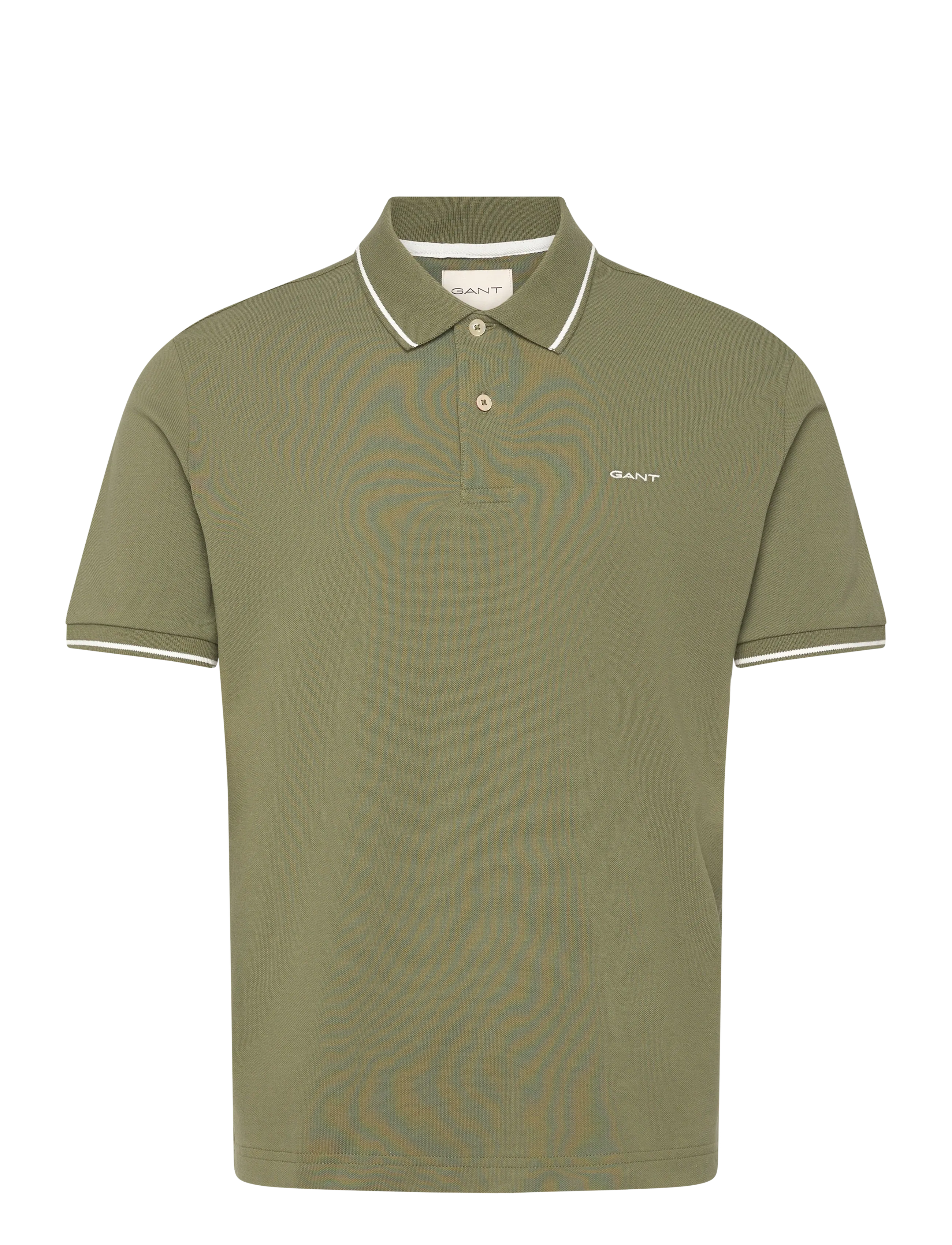 GANT Tipping Ss Pique Polo Khaki - XXL - Herren