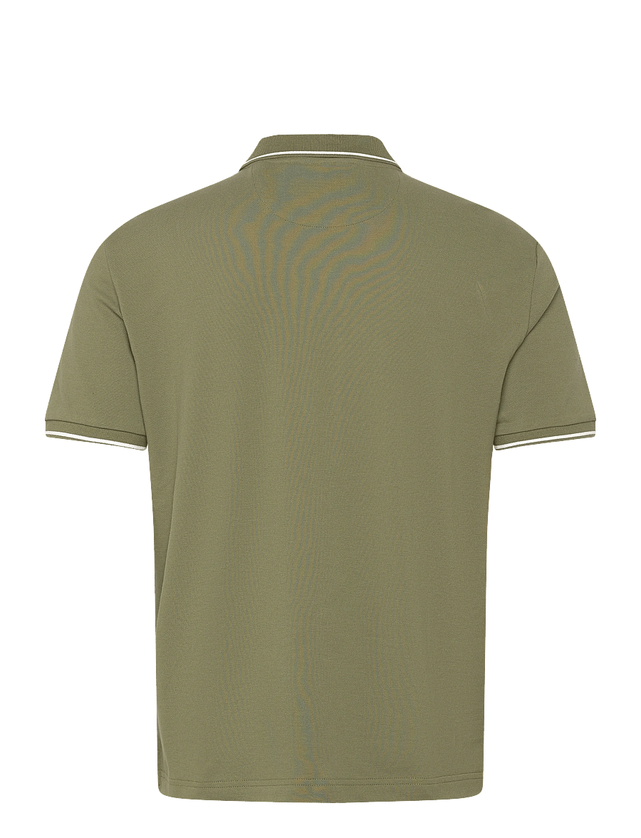 Gant - TIPPING SS PIQUE POLO - kurzärmelig - dry herb green - 2