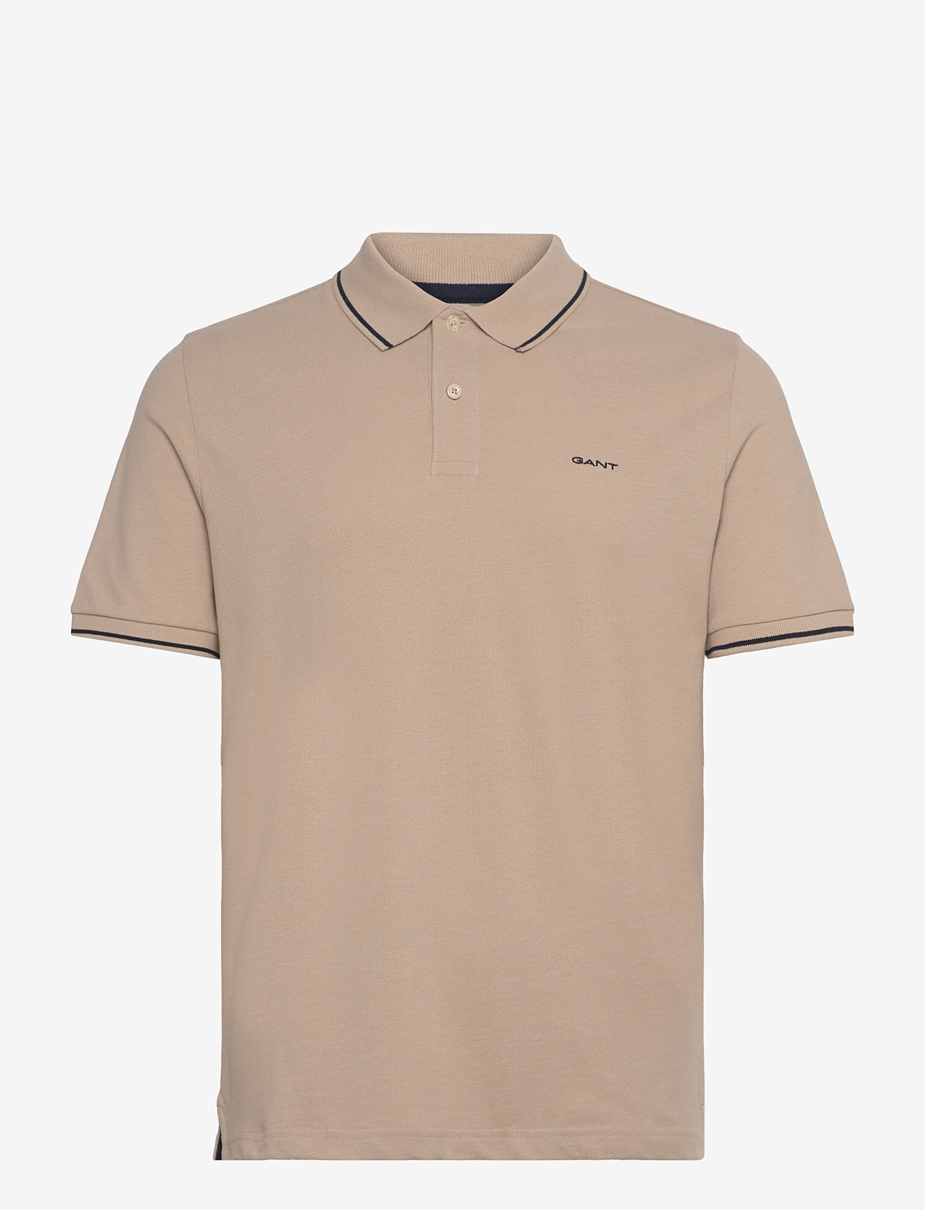 GANT - TIPPING SS PIQUE POLO - polo krekli ar īsām piedurknēm - dry sand - 1
