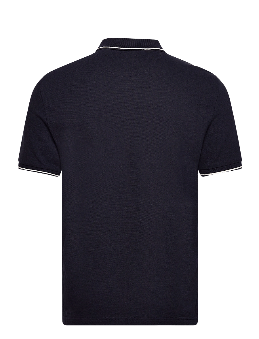 Gant - TIPPING SS PIQUE POLO - kurzärmelig - evening blue - 2