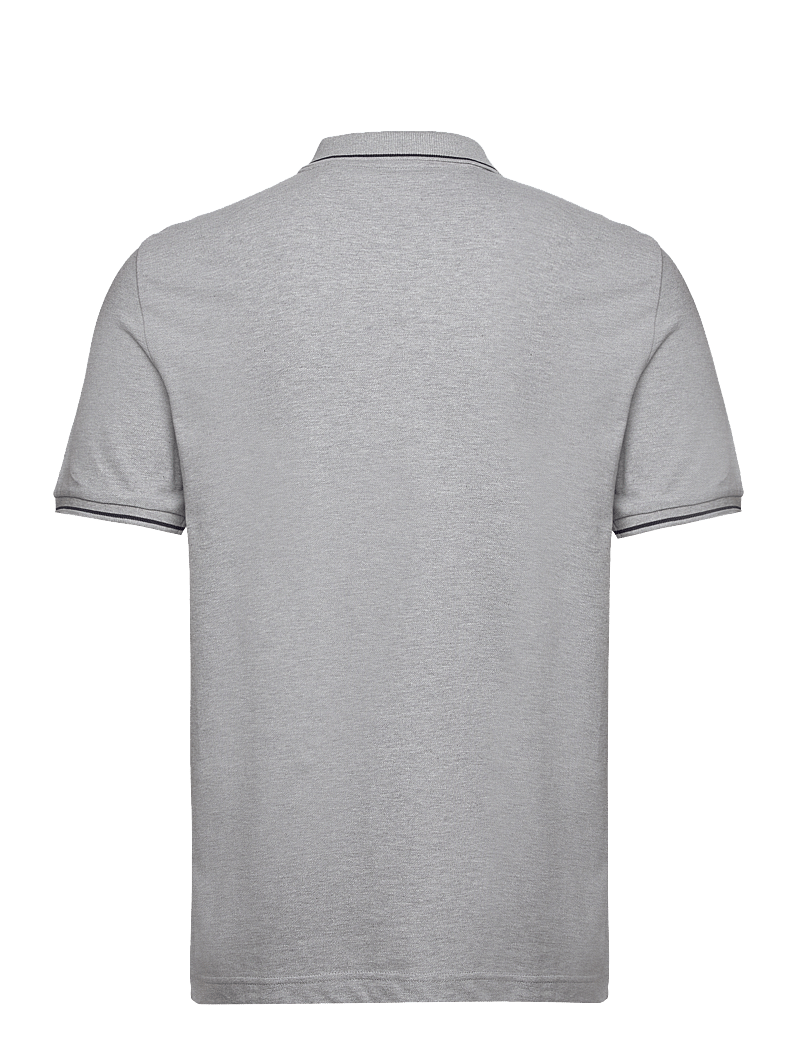 GANT - TIPPING SS PIQUE POLO - kortærmede poloer - grey melange - 2