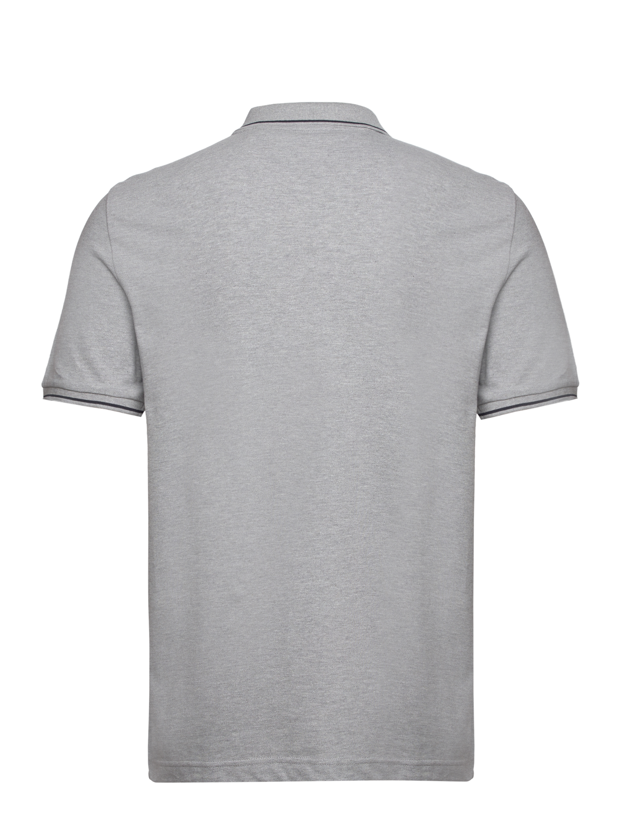 Gant - TIPPING SS PIQUE POLO - kortærmede poloer - grey melange - 2