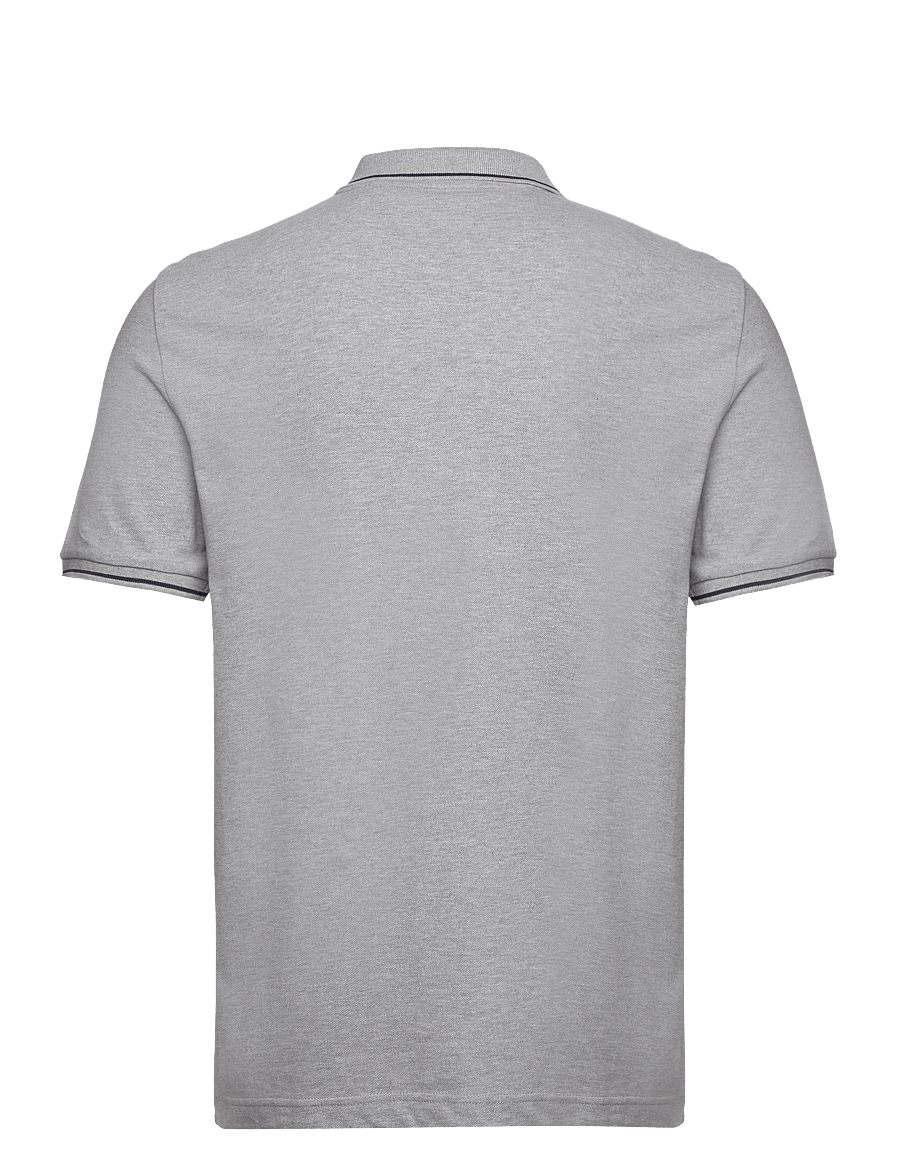 Gant - TIPPING SS PIQUE POLO - kurzärmelig - grey melange - 2
