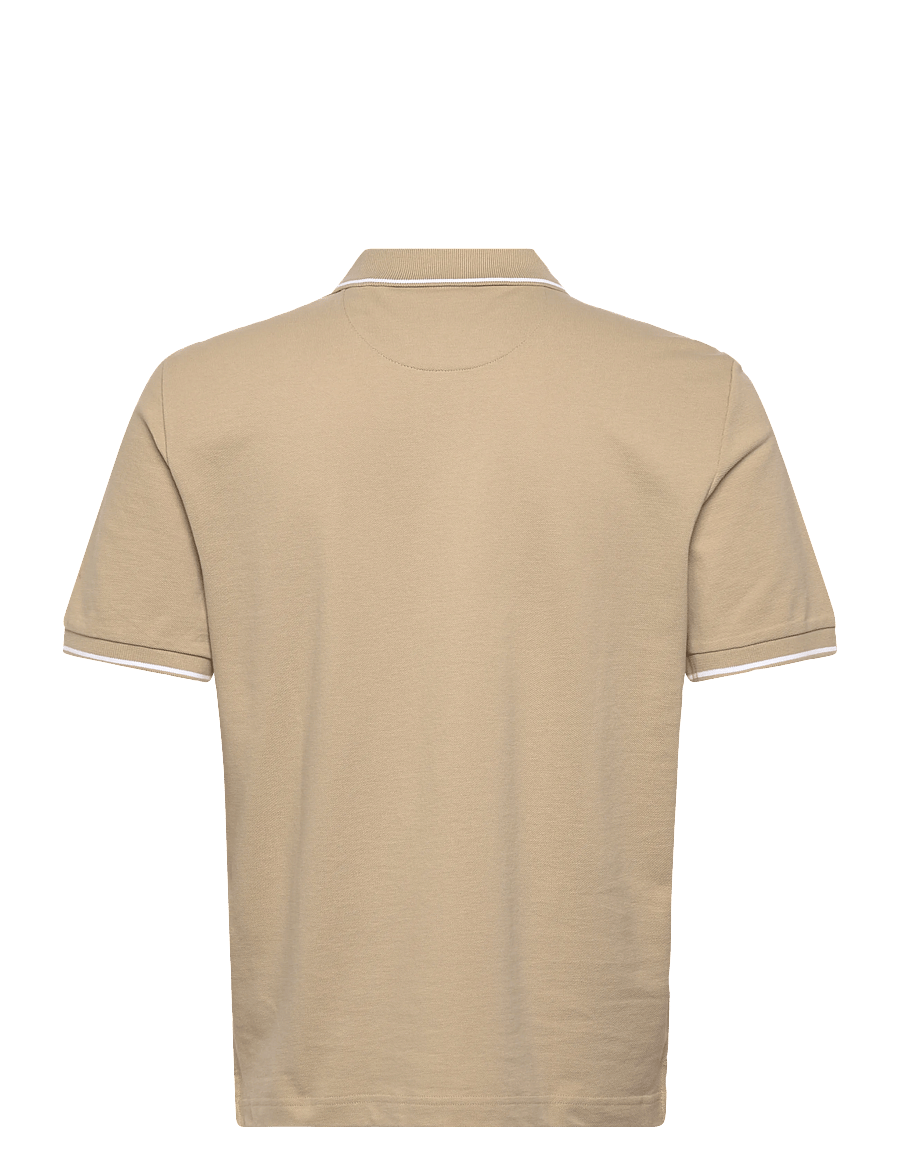 Gant - TIPPING SS PIQUE POLO - kurzärmelig - oat beige - 2