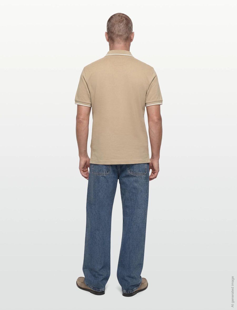 Gant - TIPPING SS PIQUE POLO - kurzärmelig - oat beige - 4