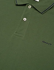 GANT - TIPPING SS PIQUE POLO - short-sleeved polos - pine green - 2