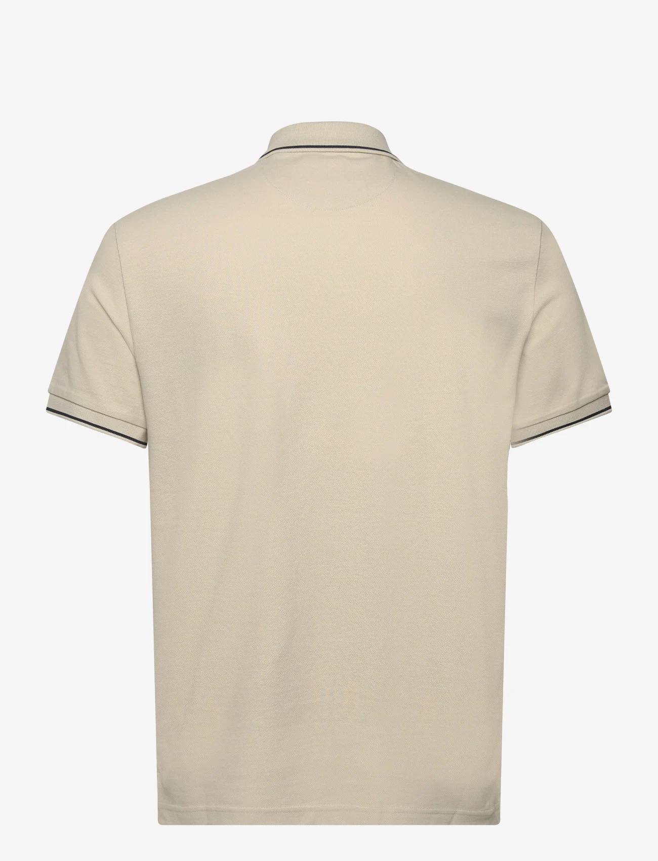 GANT - TIPPING SS PIQUE POLO - short-sleeved polos - silky beige - 1