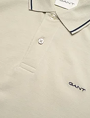 GANT - TIPPING SS PIQUE POLO - short-sleeved polos - silky beige - 2