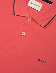 GANT - TIPPING SS PIQUE POLO - short-sleeved polos - sunset pink - 2