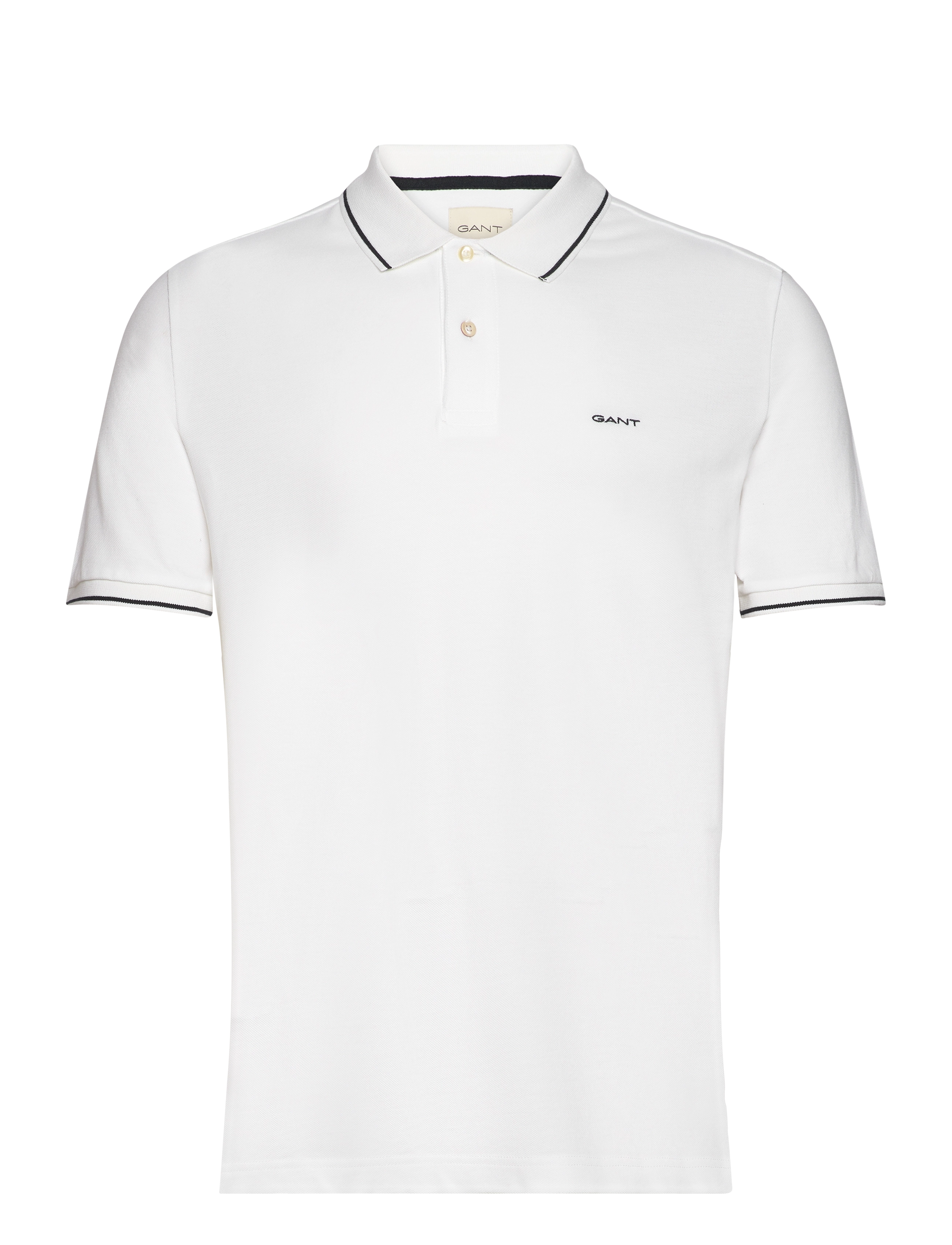 GANT Tipping Ss Pique Polo Weiß - XXXL - Herren