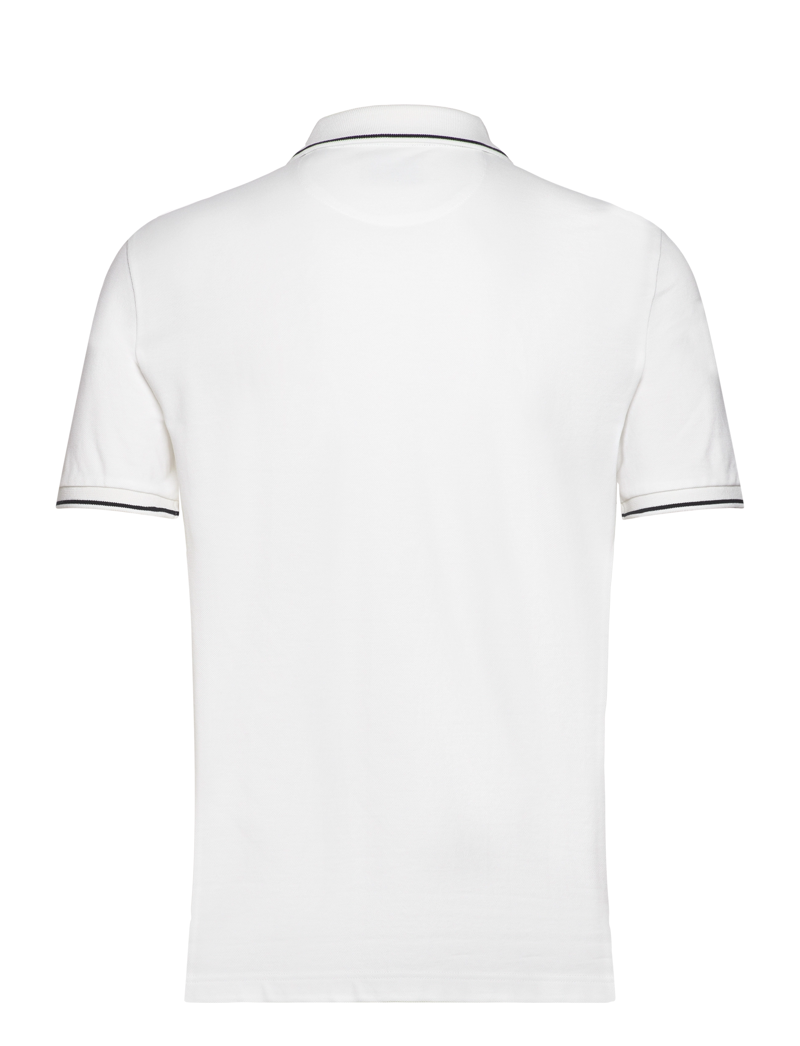 Gant - TIPPING SS PIQUE POLO - kortærmede poloer - white - 2