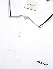 GANT - TIPPING SS PIQUE POLO - polo marškinėliai trumpomis rankovėmis - white - 2