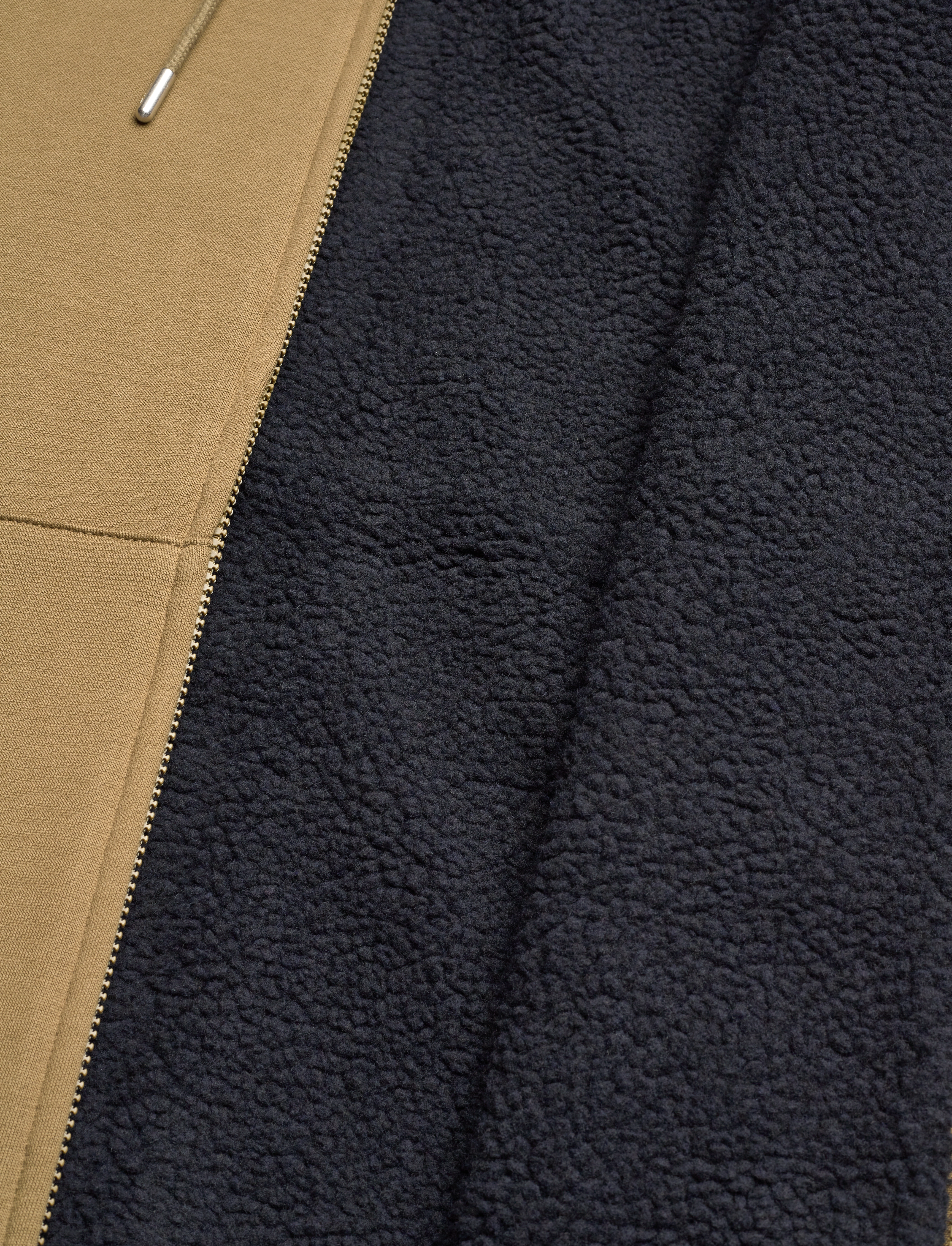 GANT - D2. SHERPA FLEECE ZIP SWEAT HOODIE - army green - 4