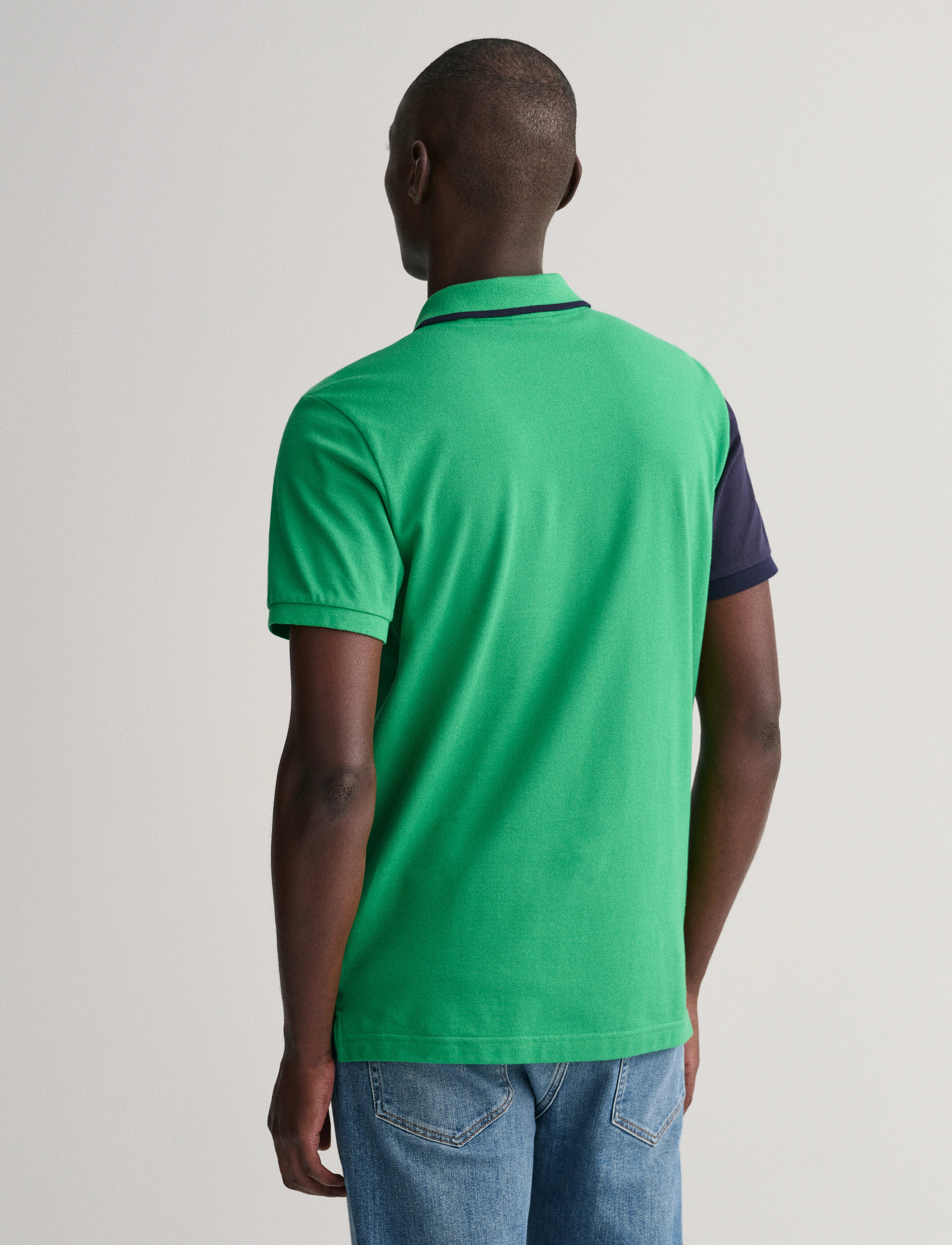 GANT - SAIL DIAGONAL SS PIQUE - mid green - 3