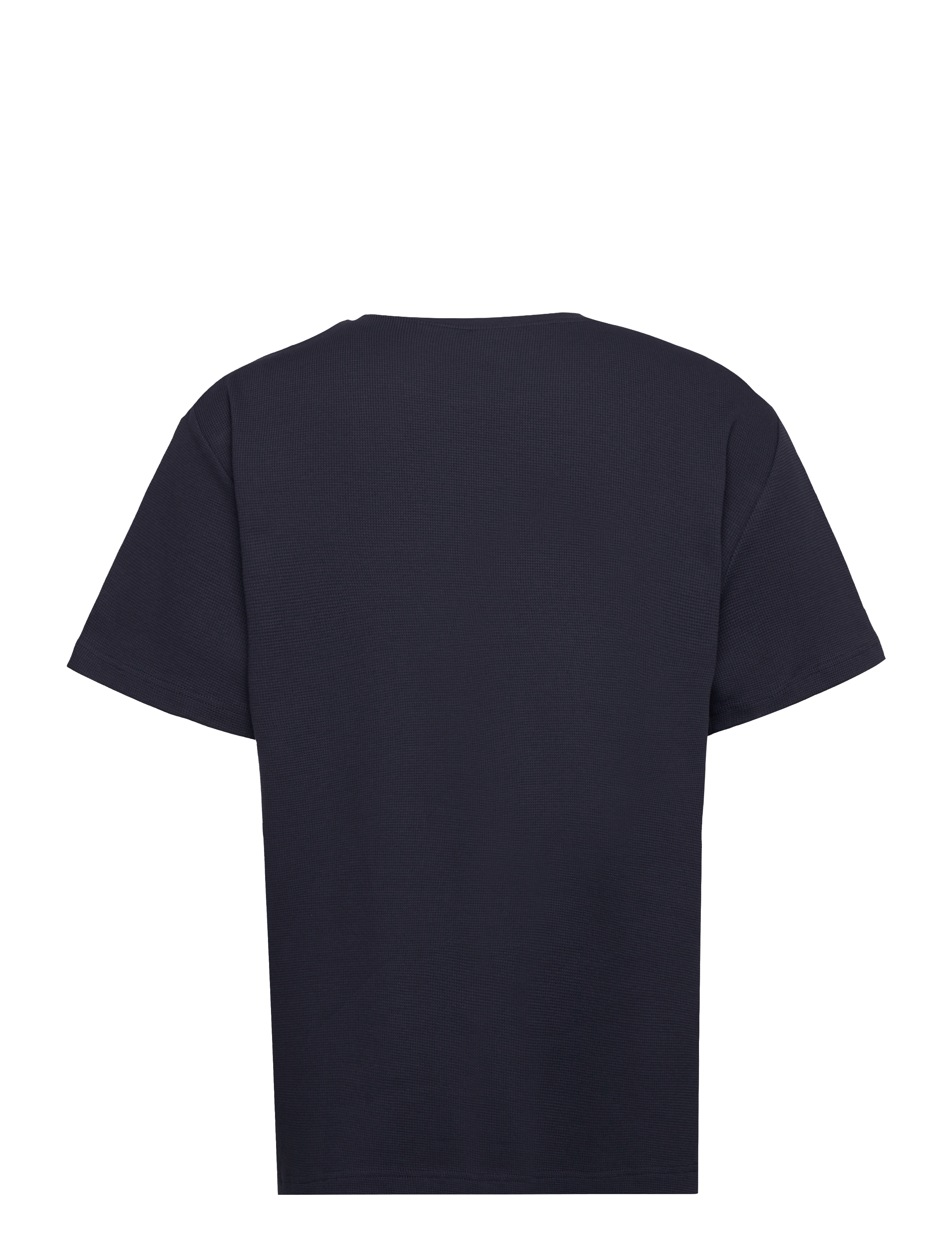GANT - WAFFLE TEXTURE T-SHIRT - evening blue - 1
