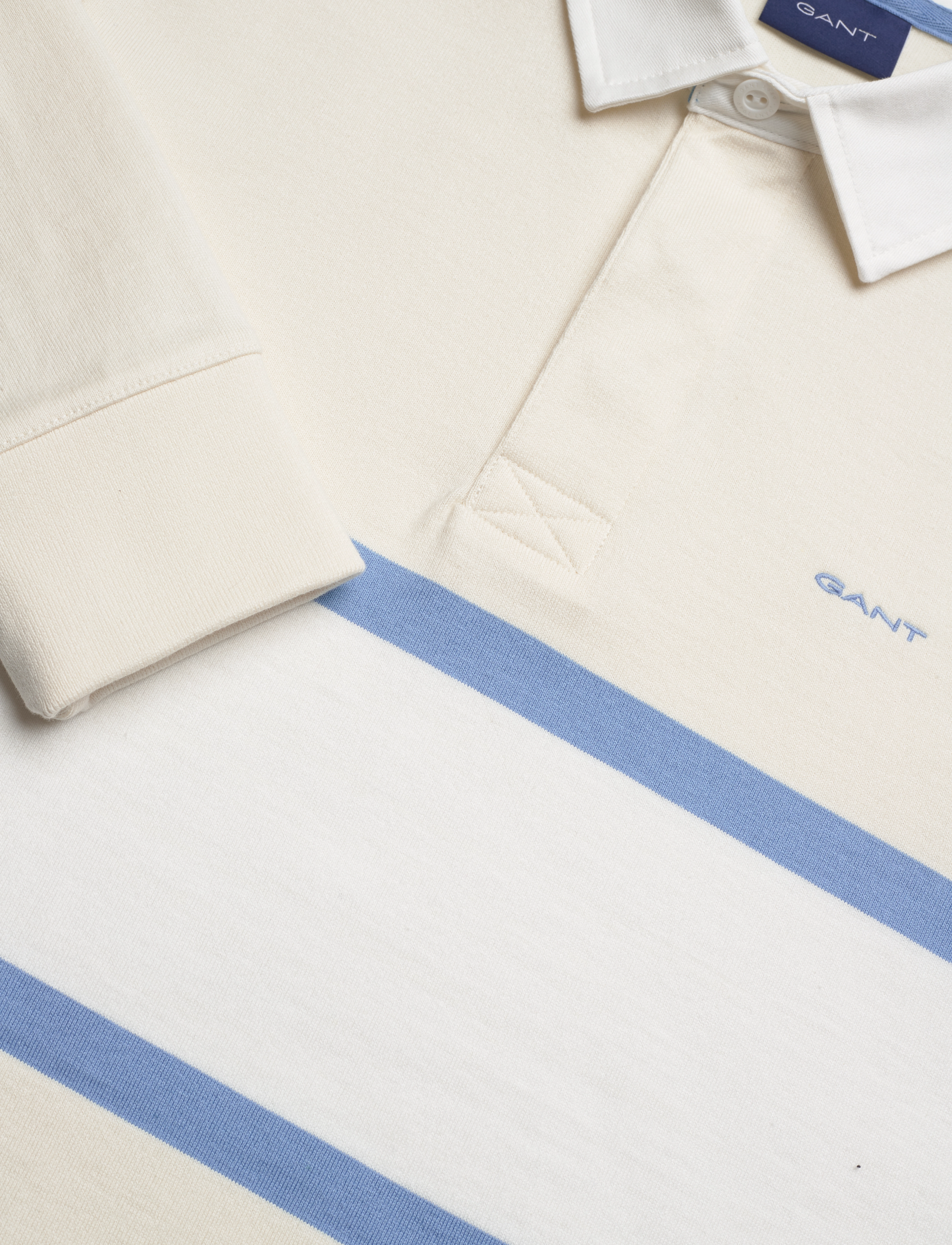 GANT - COLOR BLOCKED LS RUGGER - cream - 2