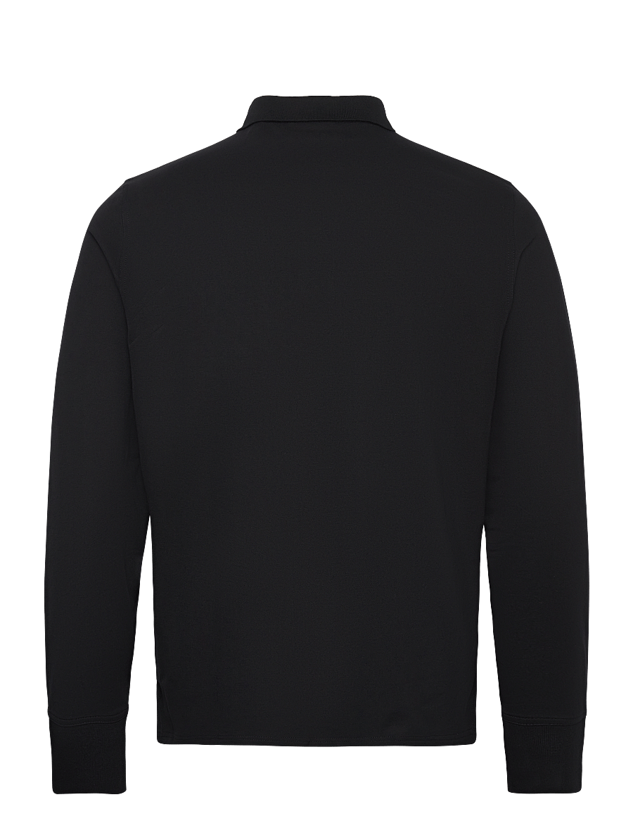Gant - REG CONTRAST PIQUE LS POLO - black - 2