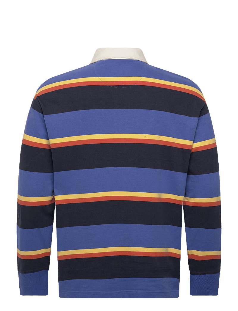 Gant - MULTISTRIPED HEAVY RUGGER - langærmede poloer - rich blue - 2