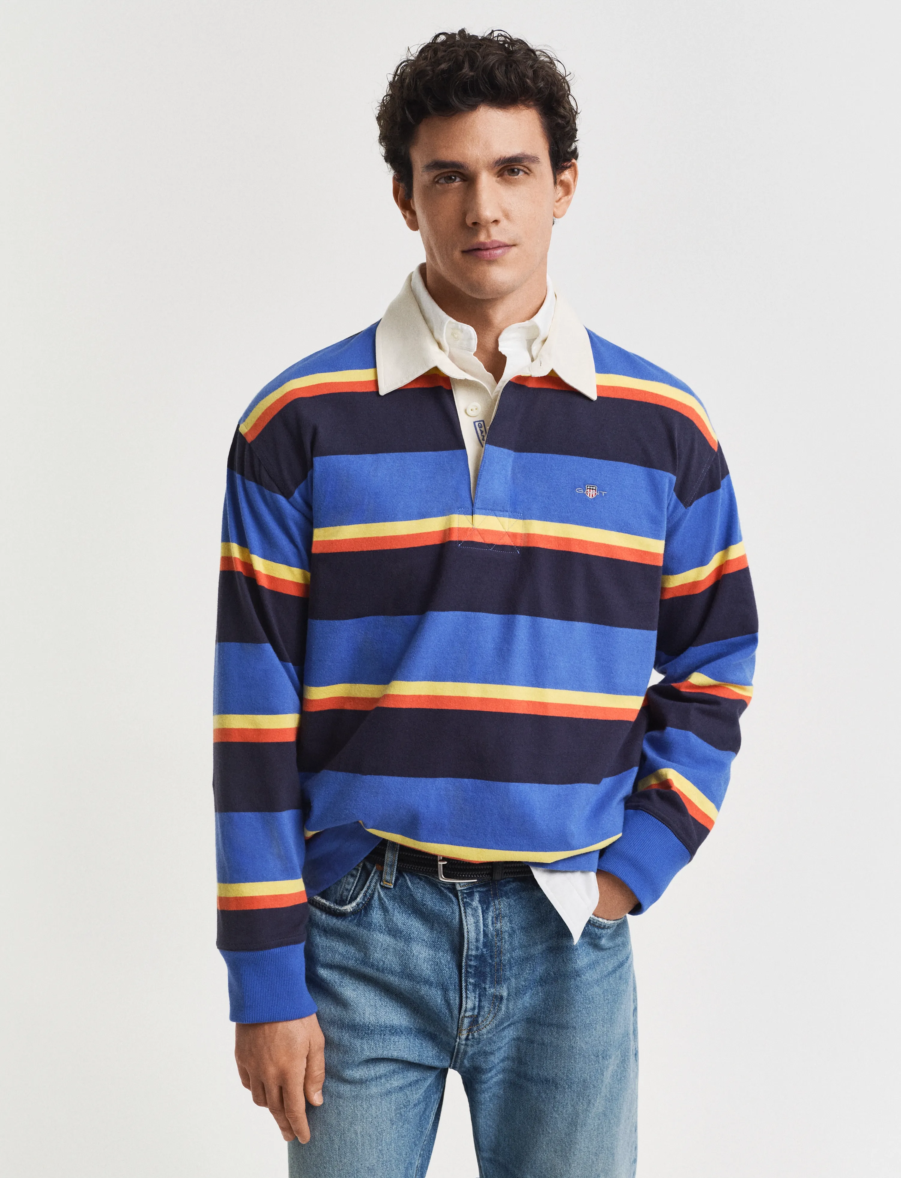 Gant MULTISTRIPED HEAVY RUGGER - Deals - RICH BLUE / multi