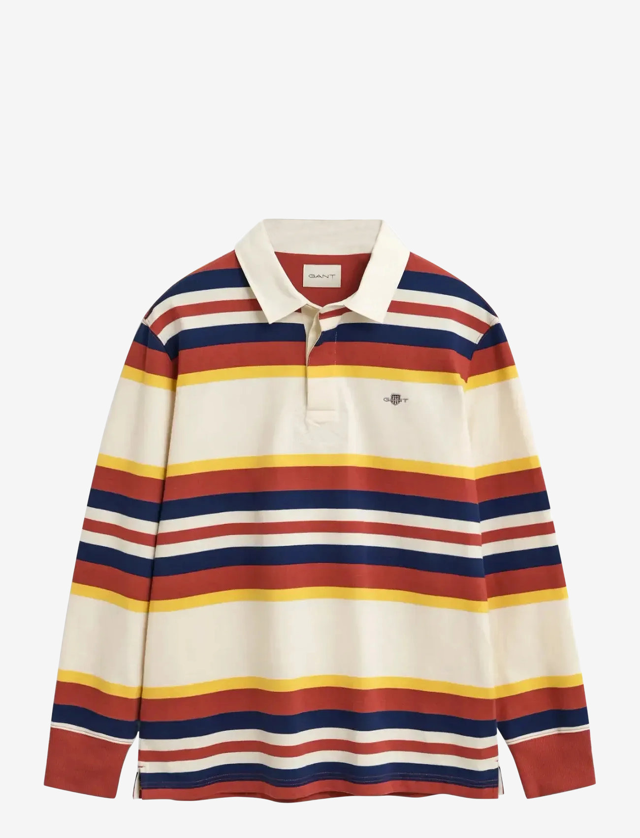 GANT - STRIPED HEAVY RUGGER - langärmelig - modern rust - 1