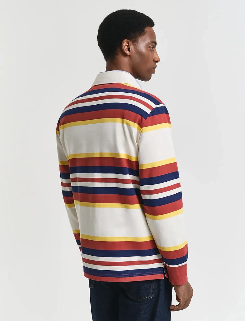 GANT - STRIPED HEAVY RUGGER - langärmelig - modern rust - 2
