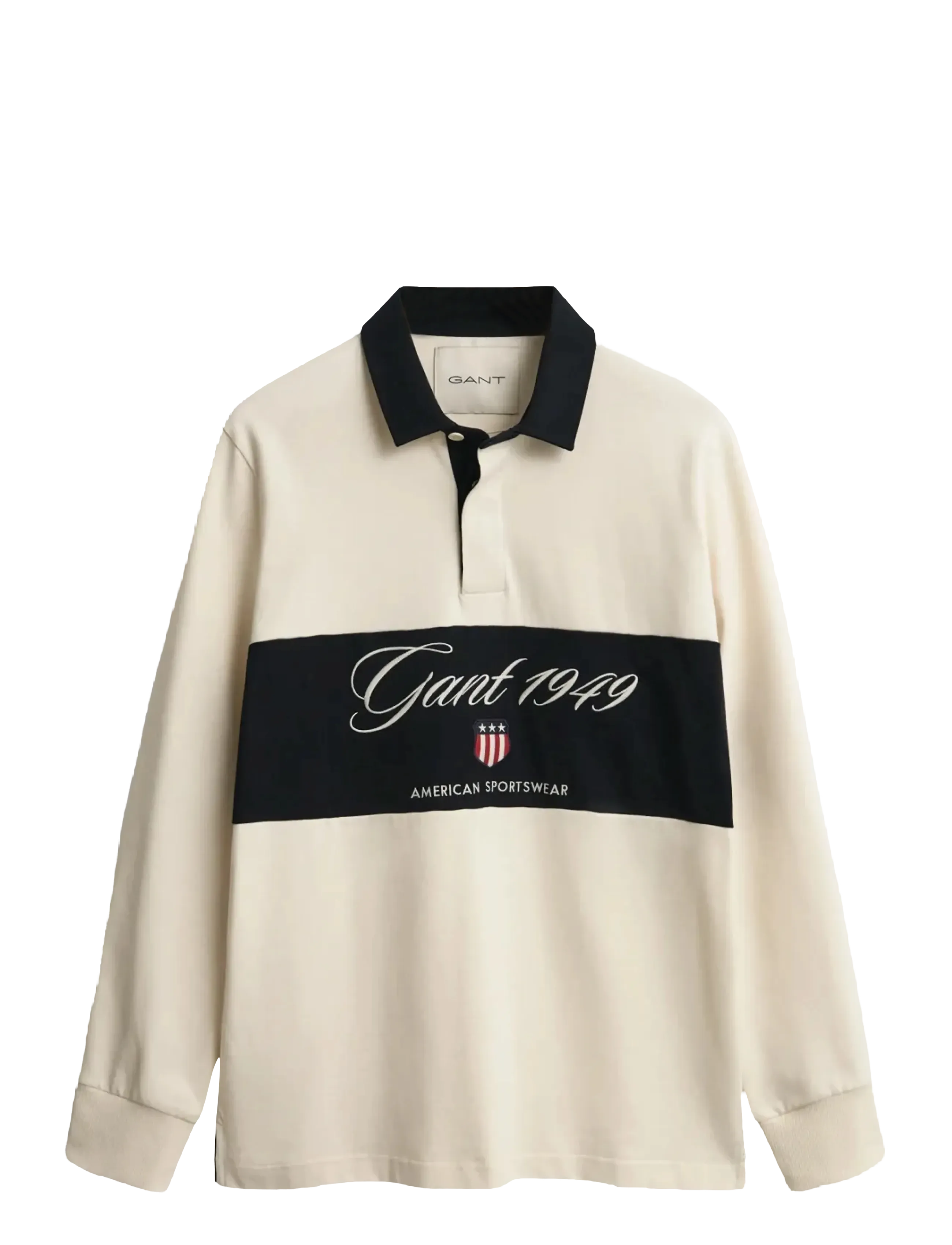 GANT BLOCKED HEAVY RUGGER - GANT - CREAM / cream