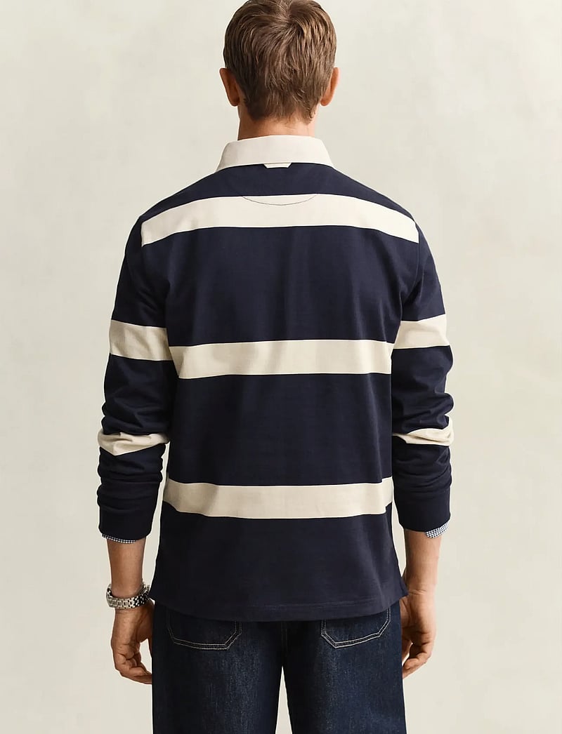 Gant - STRIPED RUGGER - langärmelig - evening blue - 2