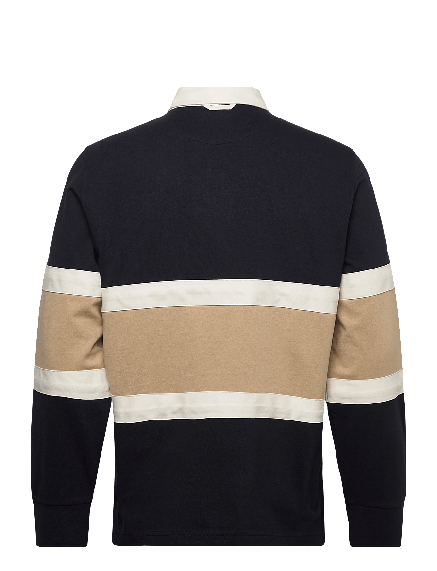 Gant - CUT AND SEWN RUGGER - langärmelig - evening blue - 2