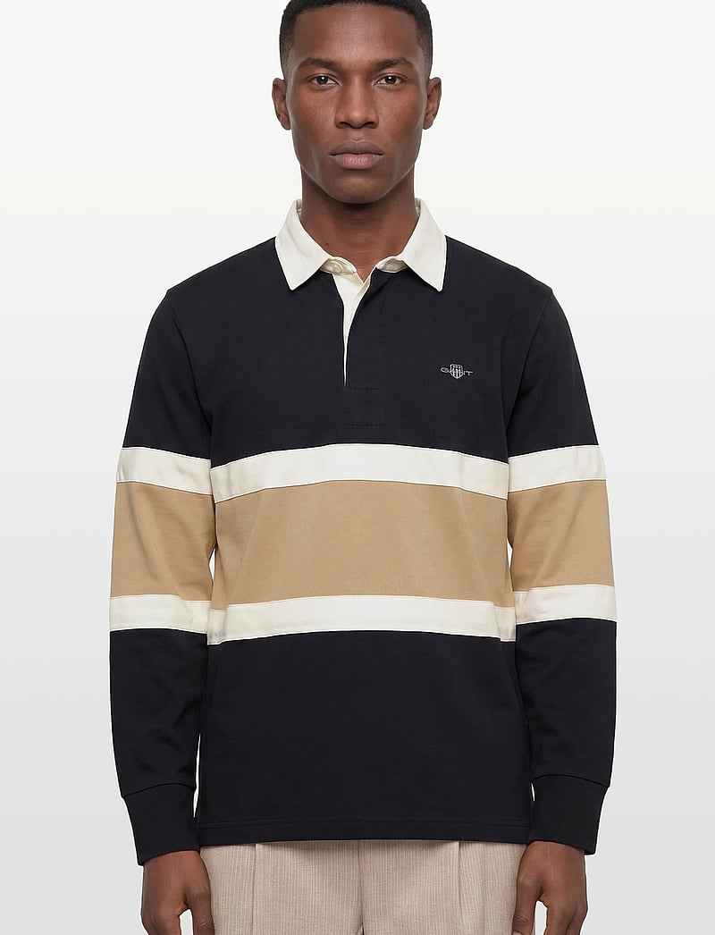 Gant - CUT AND SEWN RUGGER - langärmelig - evening blue - 3