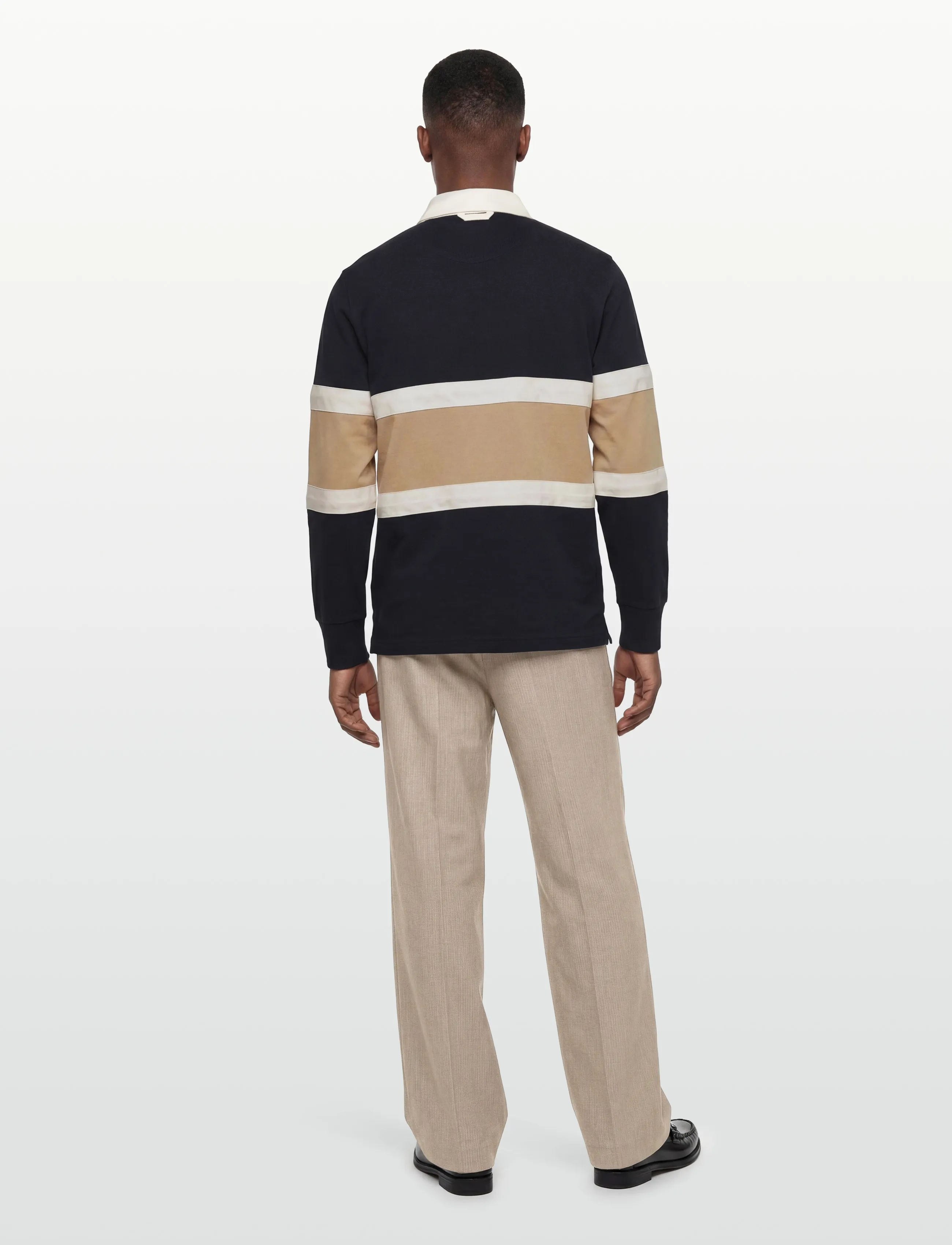 Gant - CUT AND SEWN RUGGER - langærmede poloer - evening blue - 4