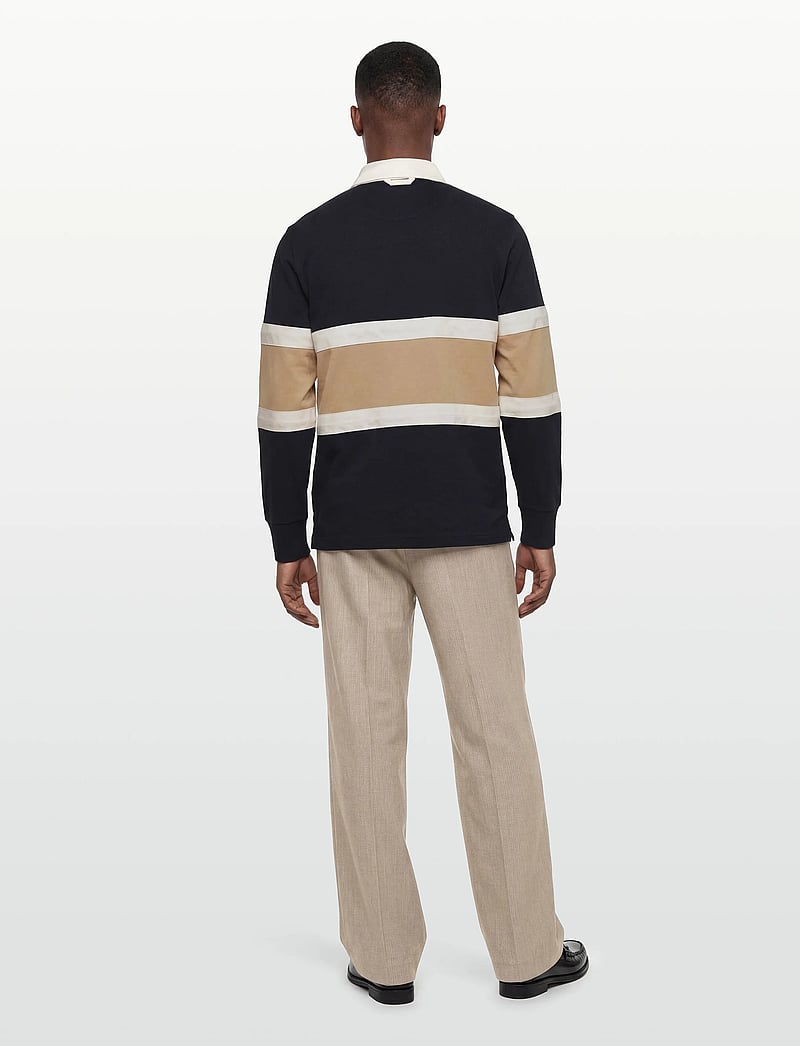 Gant - CUT AND SEWN RUGGER - langärmelig - evening blue - 4
