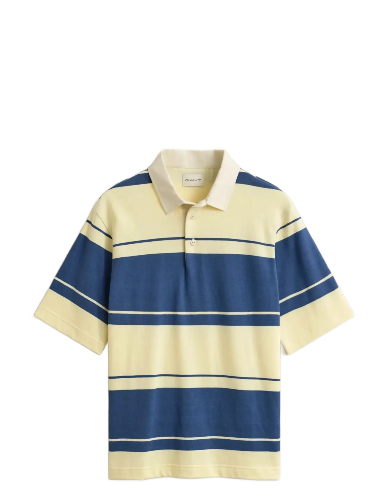 Gant - STRIPED SS RUGGER - kortärmade pikéer - vintage blue - 1