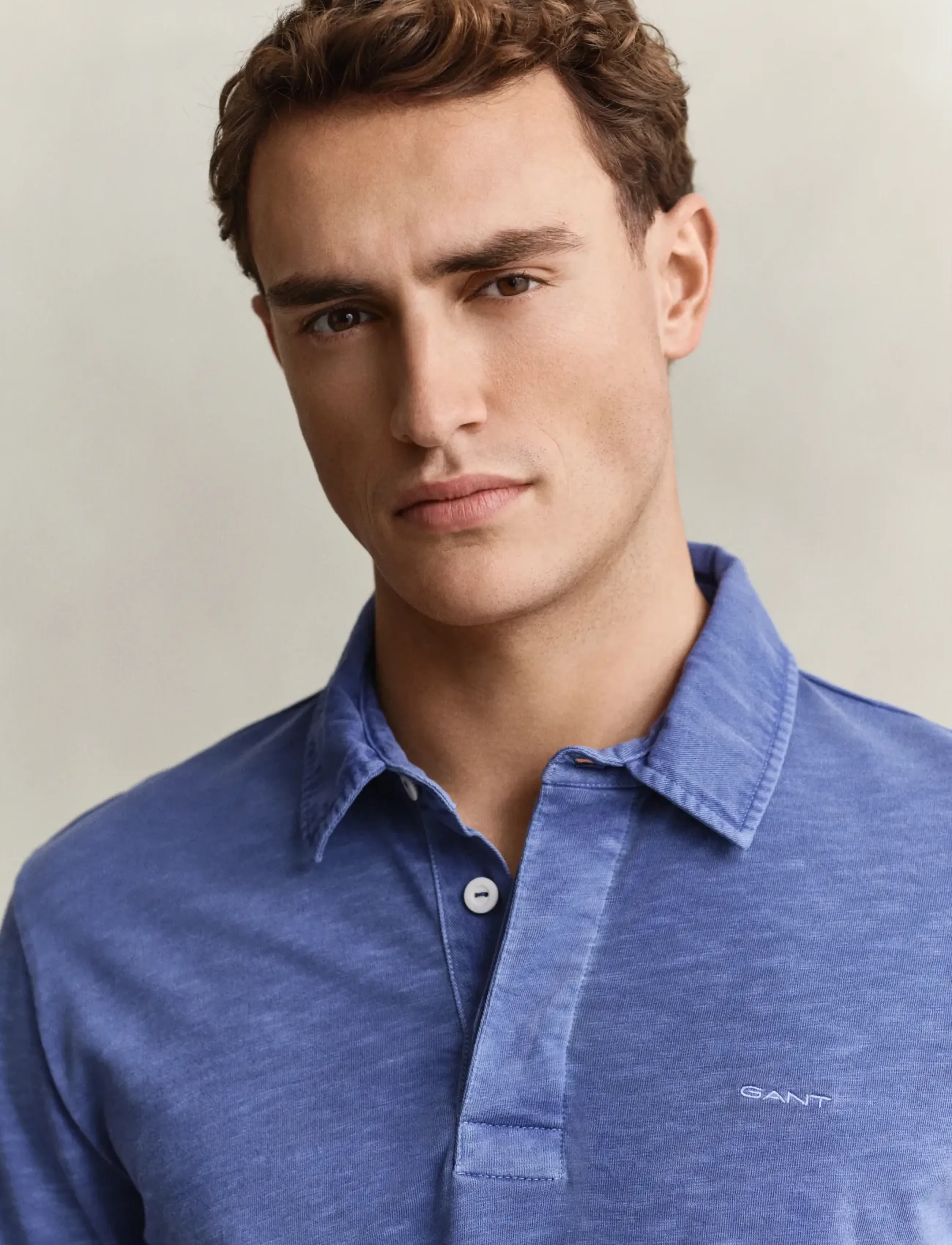 Gant Washed Slub Heavy Rugger pikéer herr – bild 3