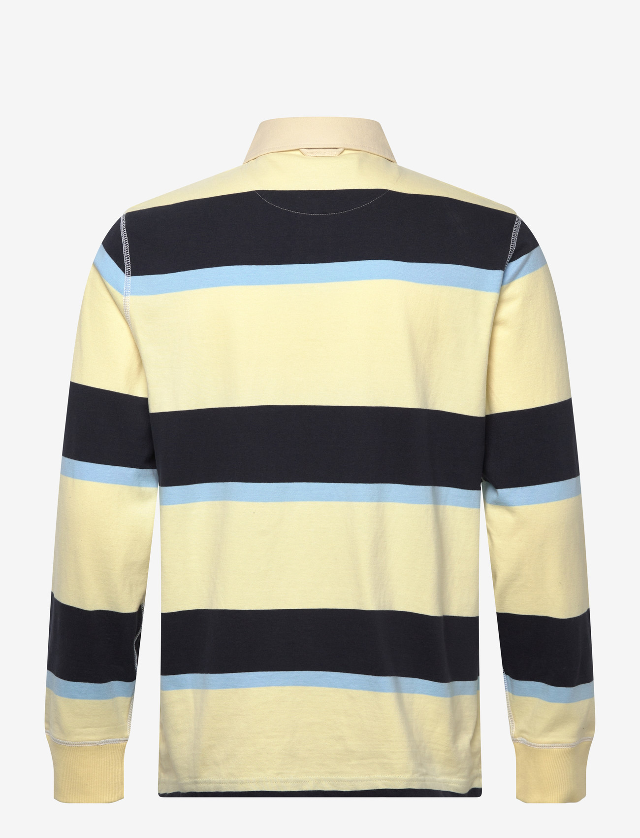 Gant - BLOCKED STRIPE RUGGER - langærmede poloer - vanilla yellow - 2